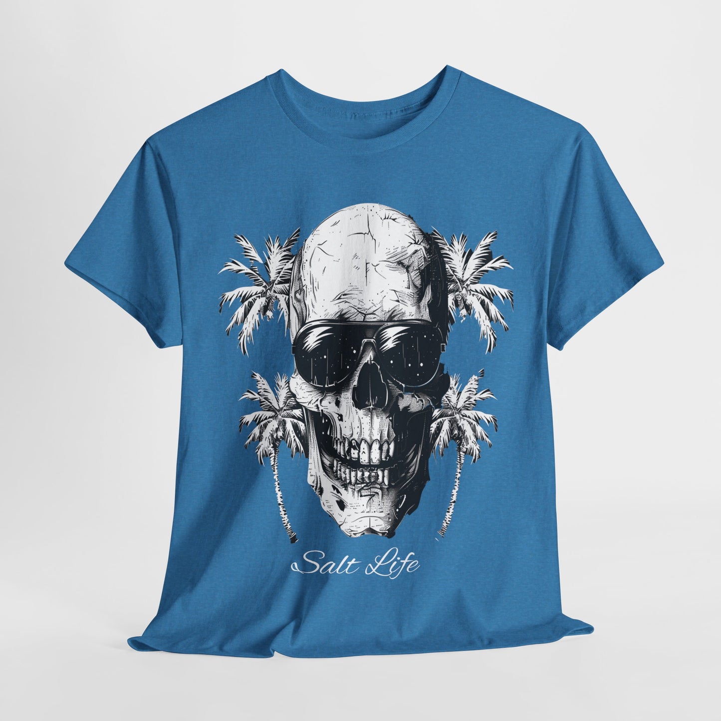 Salt Life Skull Beach Vibes Unisex Heavy Cotton Tee