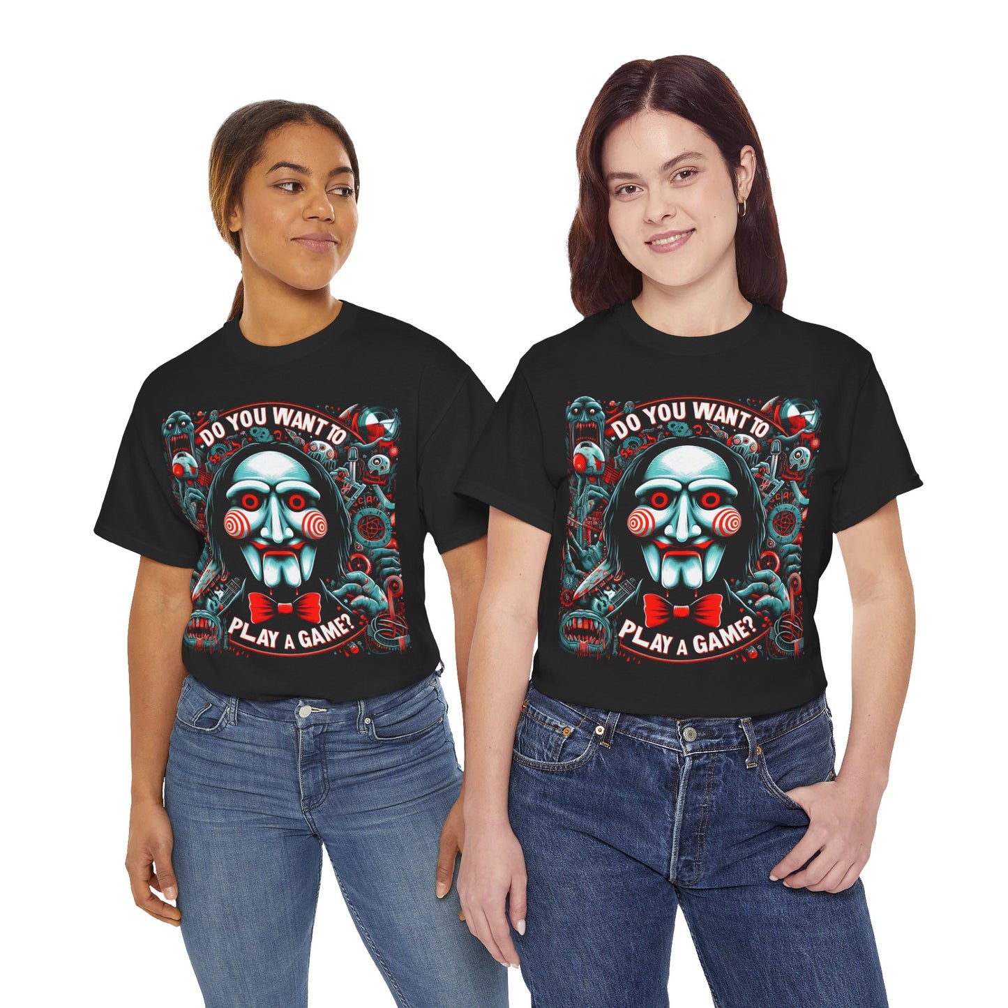 Do You Want To Play A Game Unisex Heavy Cotton Tee