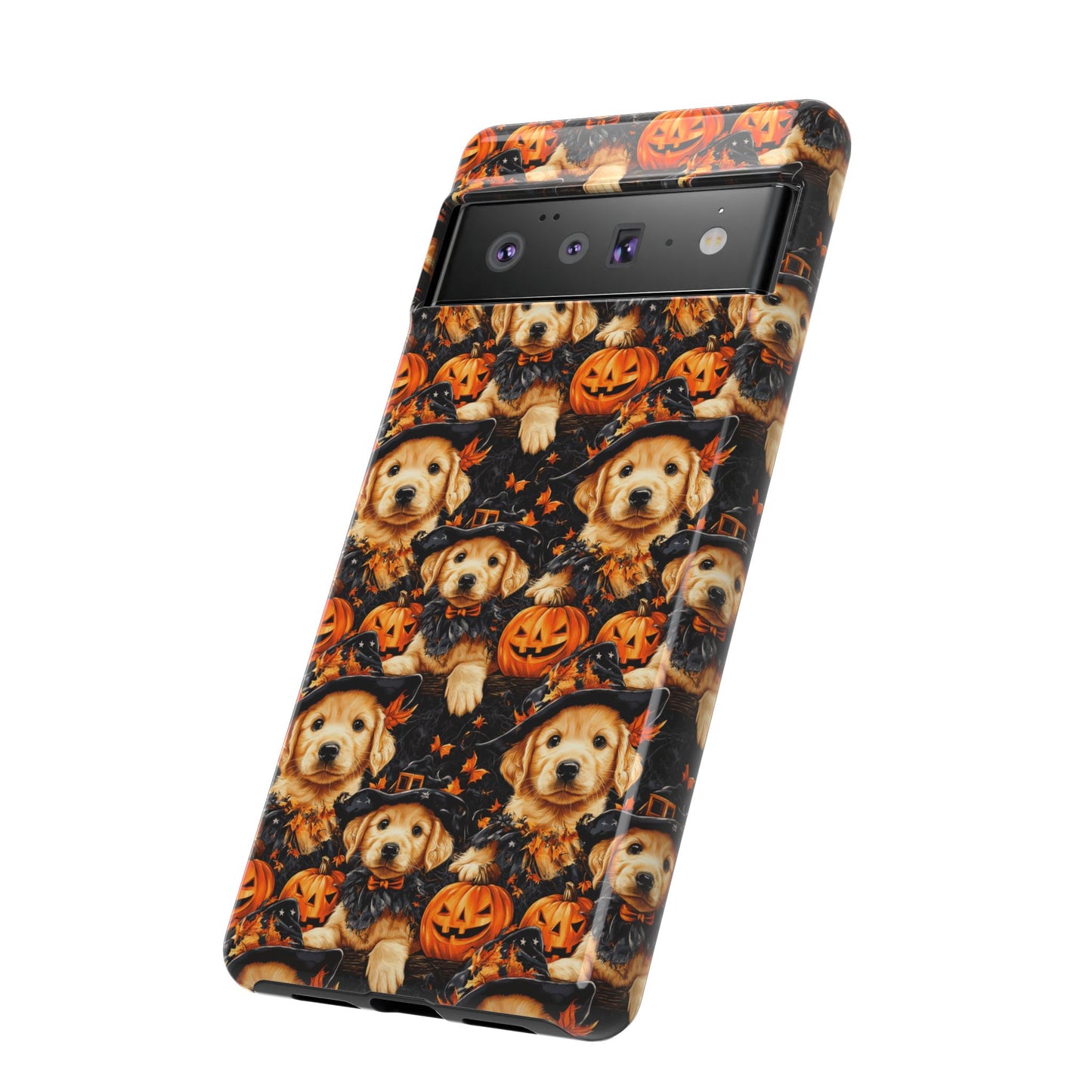 Happy Howl-O-Ween Golden Retriever Tough Case