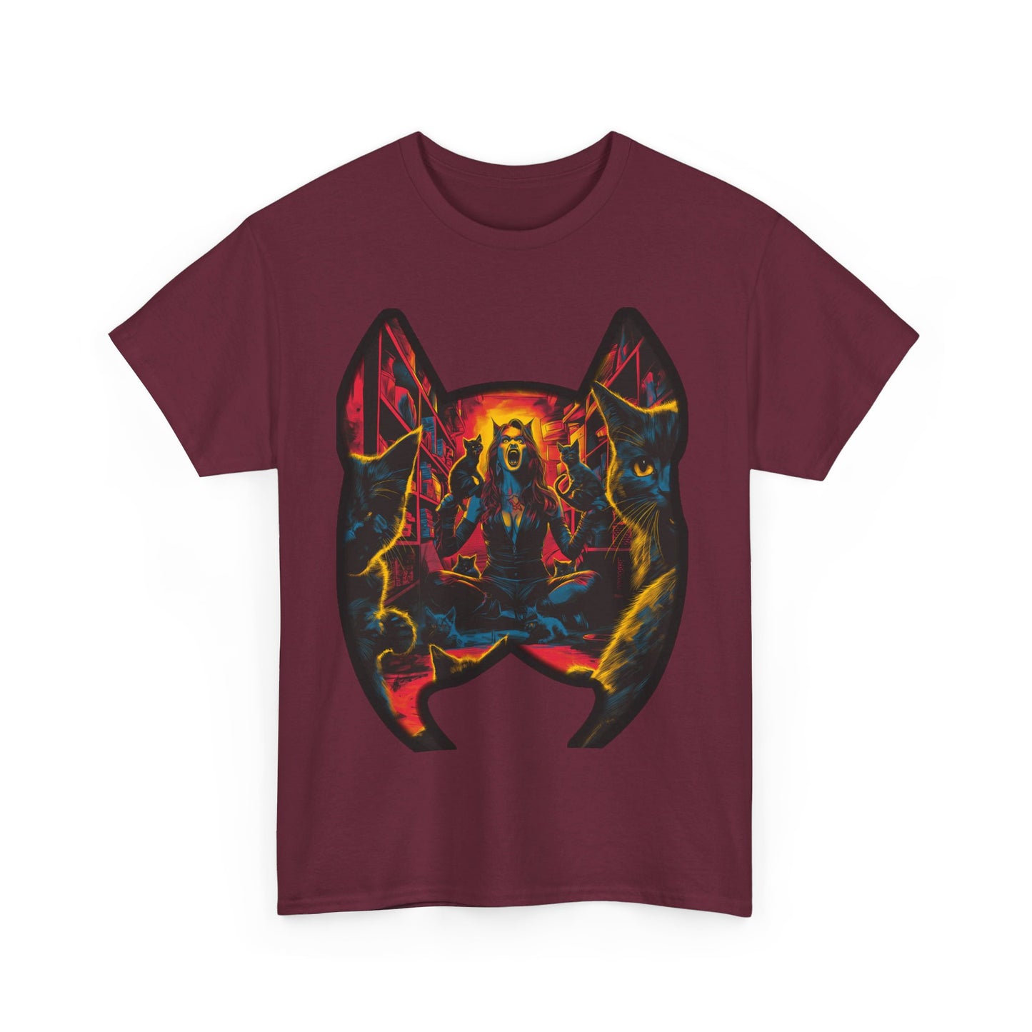 Fitzboyzprintz - Catwoman Unmasked Unisex Heavy Cotton Graphic Tee