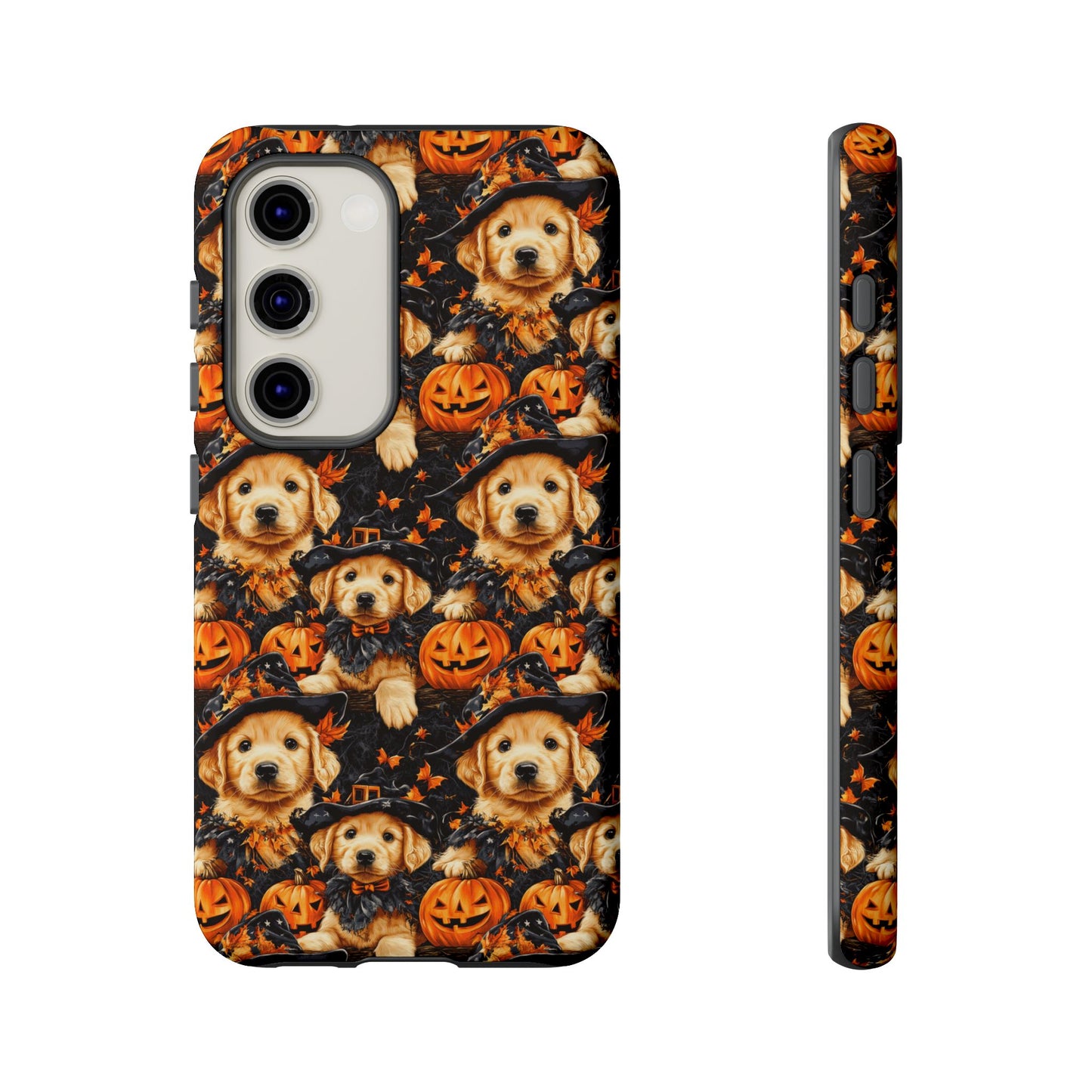Happy Howl-O-Ween Golden Retriever Tough Case