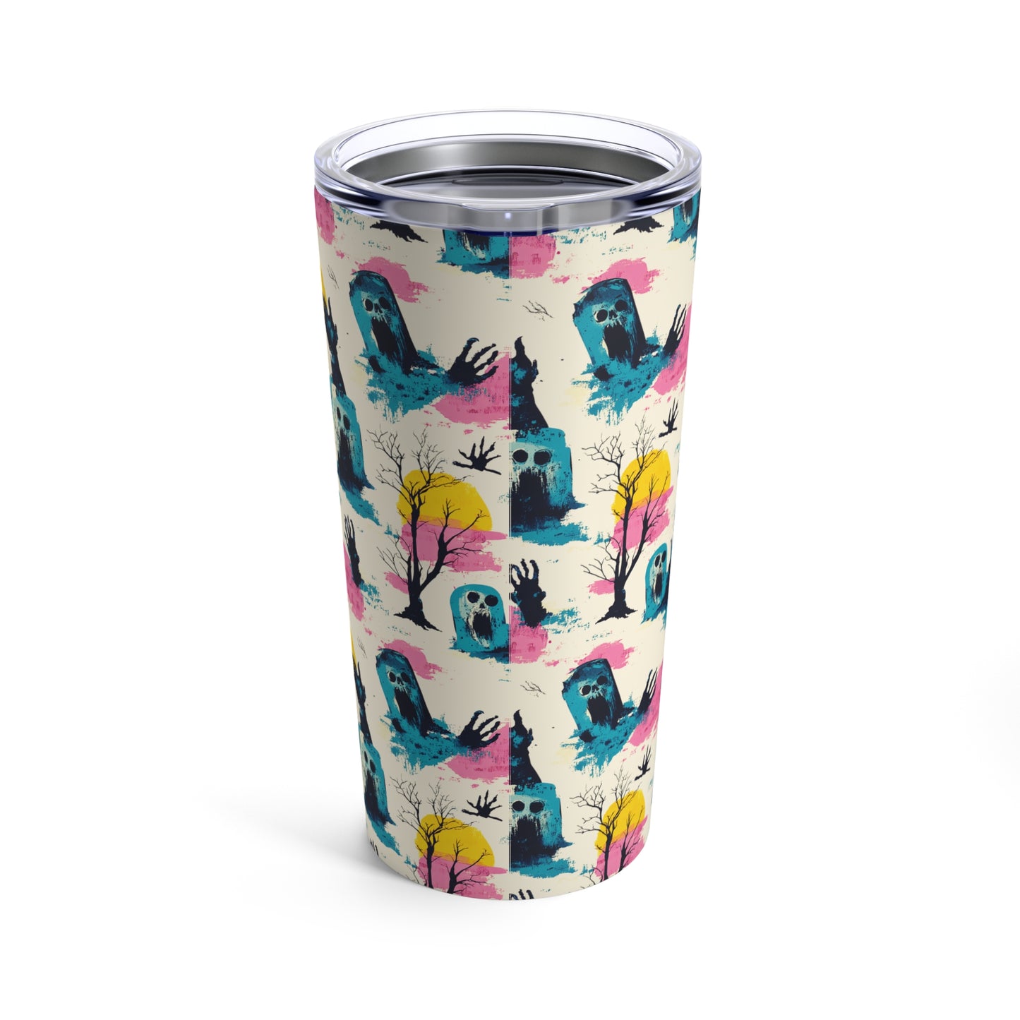 Fitzboyz Halloween 2024 A Walk Through the Yard Tumbler 20oz