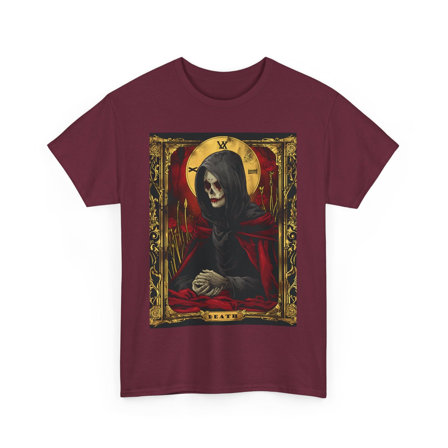 Fitzboyzprintz - Death Tarot Card Unisex Heavy Cotton Shirt