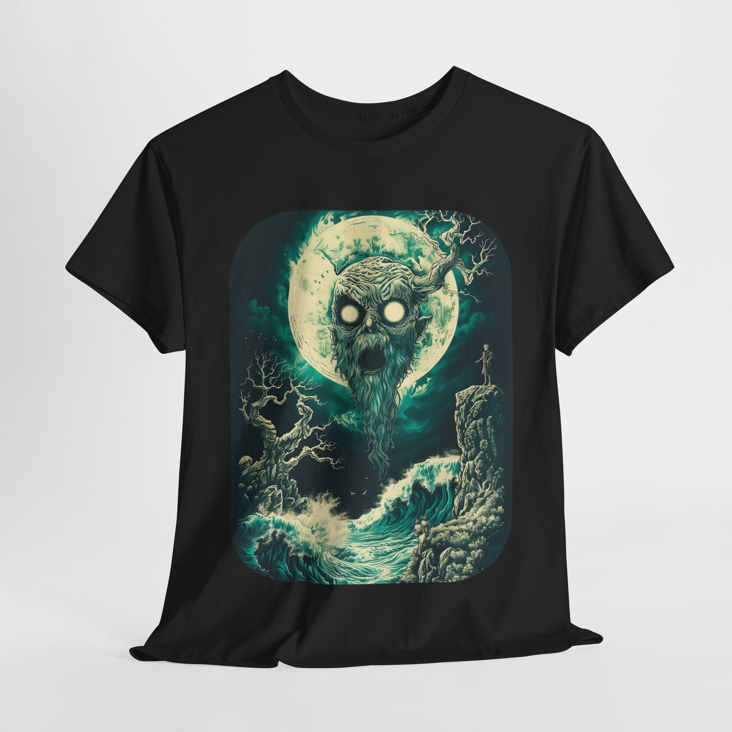 Fitzboyzprintz Nightmare Fantasy Basic Unisex Fashion Heavy Cotton Fabric Graphic Streetwear Tee Shirt