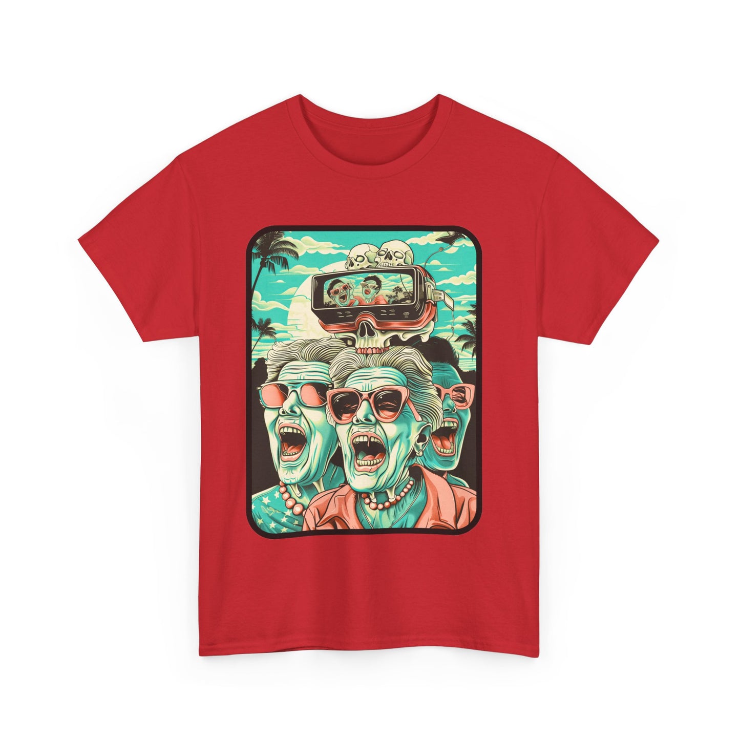 Fitzboyzprintz Granny Scream Squad Unisex Fashion Heavy Cotton Fabric Tee
