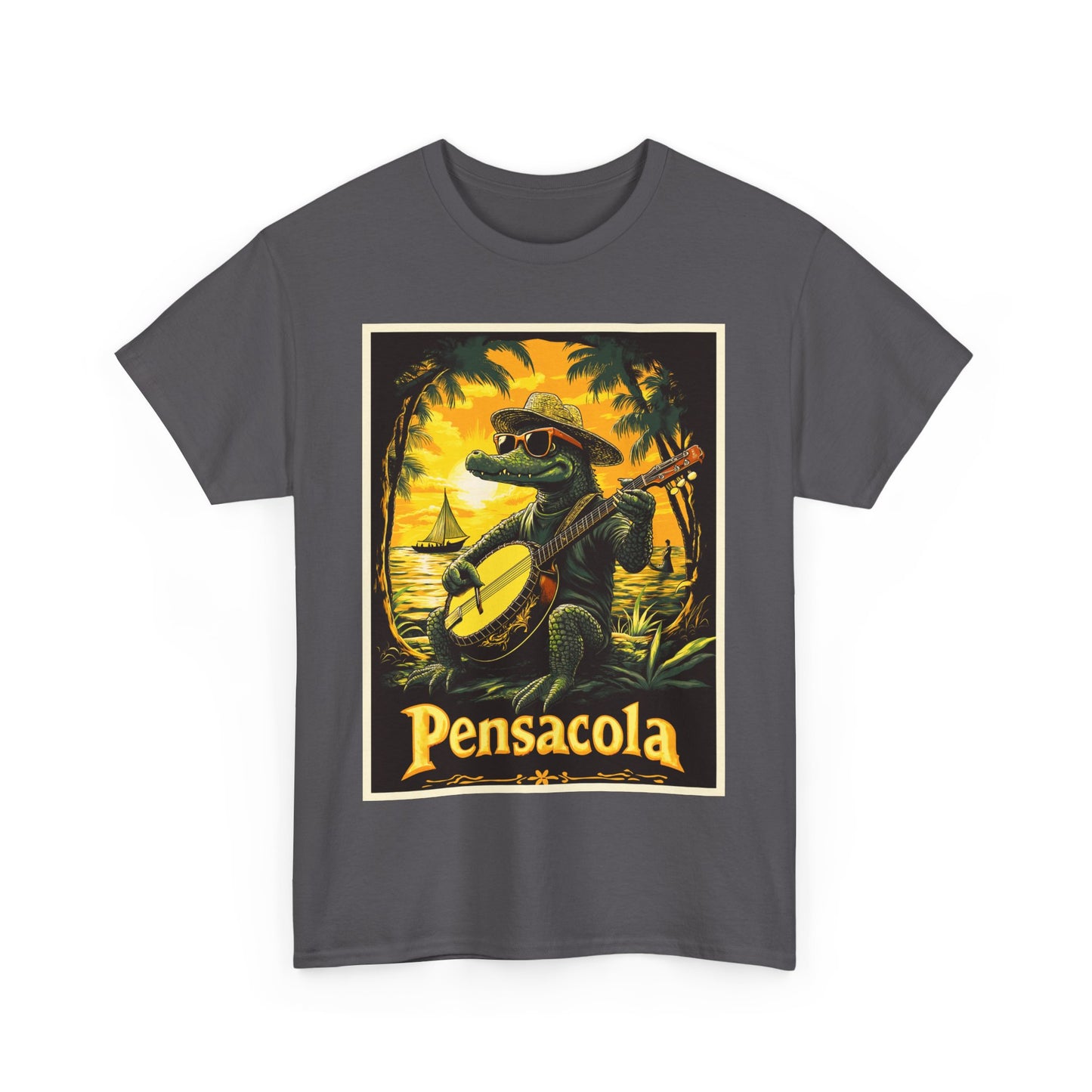 Pensacola gator Unisex Heavy Cotton Tee