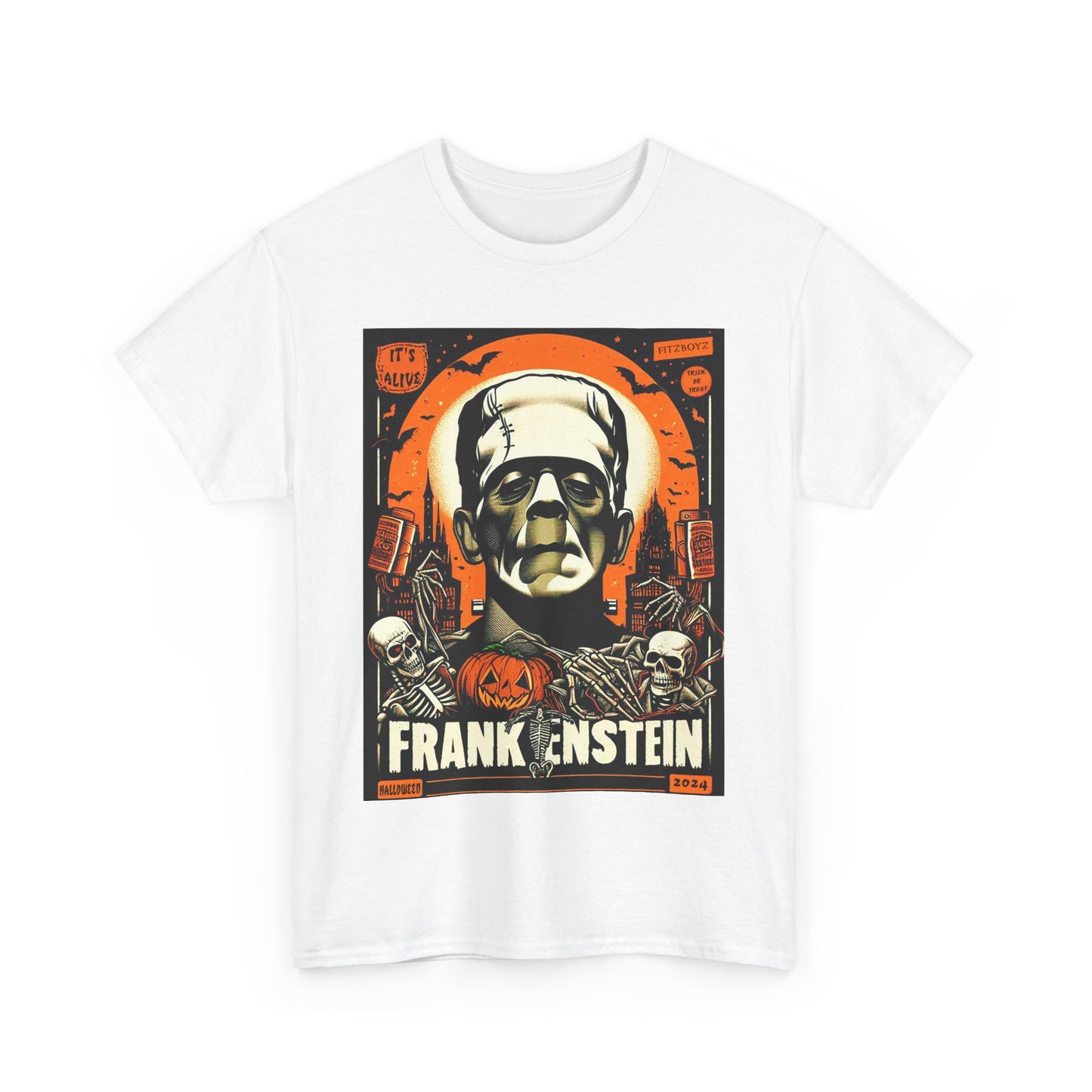 Fitzboyz 2024 halloween Exclusive Print Unisex Heavy Cotton Tee