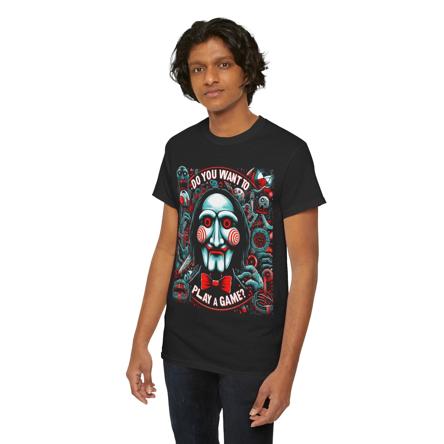Do You Want To Play A Game Unisex Heavy Cotton Tee