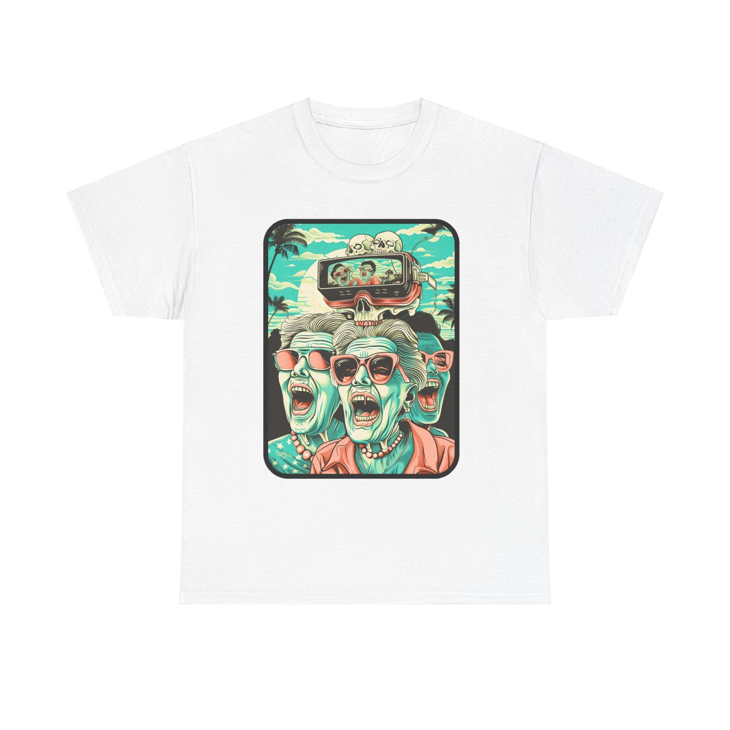 Fitzboyzprintz Granny Scream Squad Unisex Fashion Heavy Cotton Fabric Tee