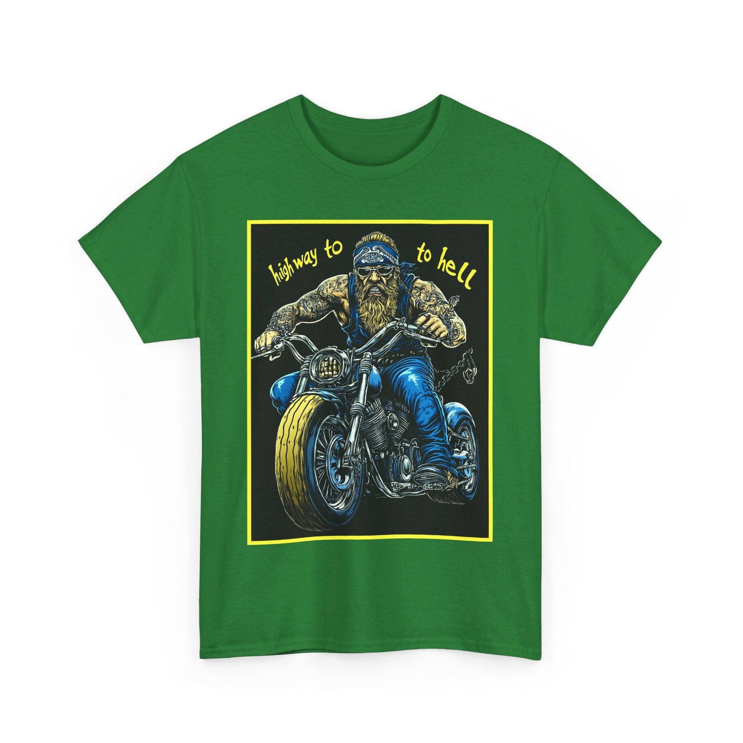 highway to hell Unisex Heavy Cotton Tee