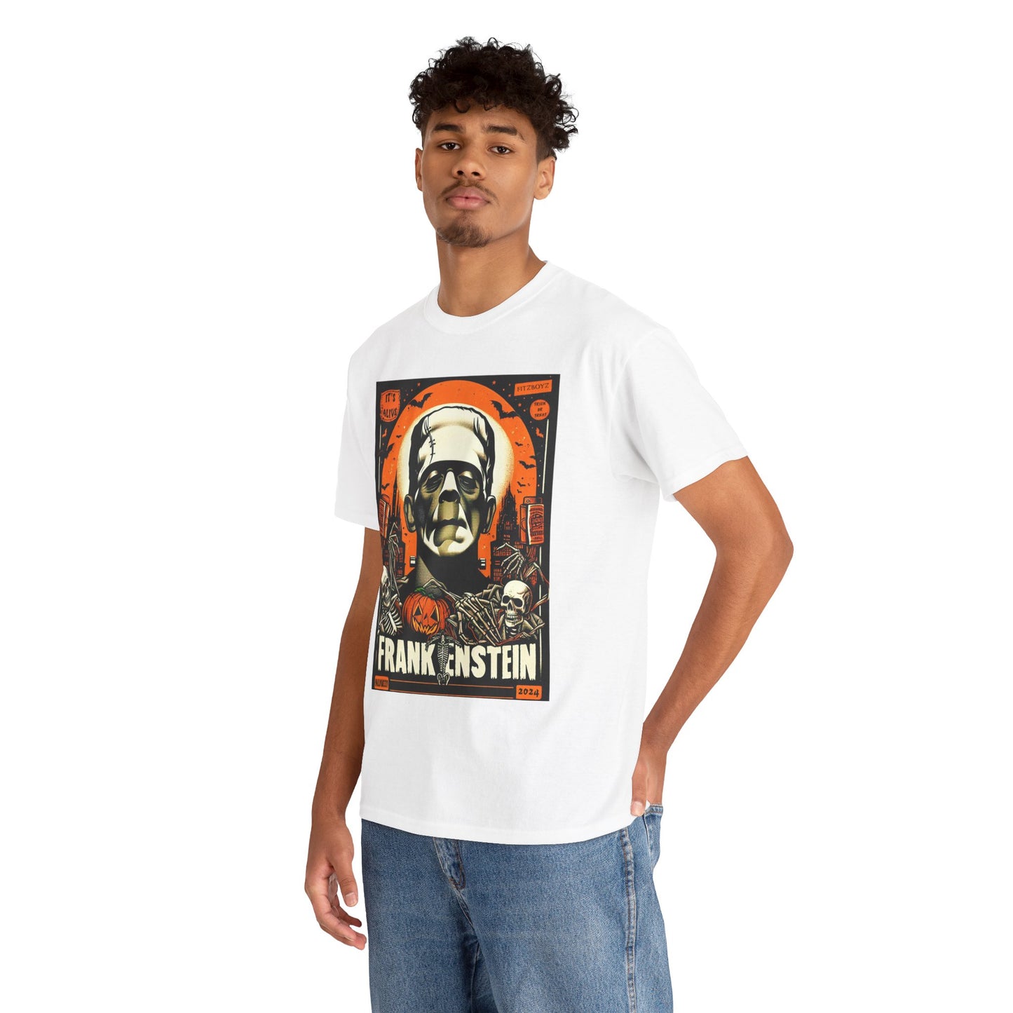 Fitzboyz 2024 halloween Exclusive Print Unisex Heavy Cotton Tee