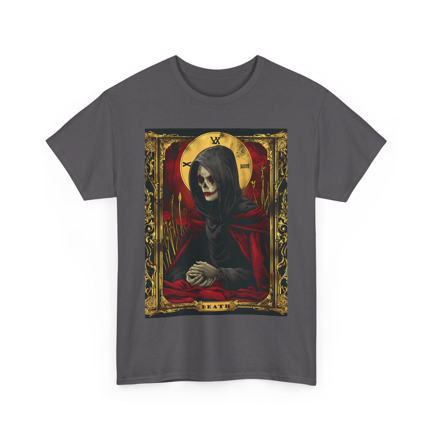 Fitzboyzprintz - Death Tarot Card Unisex Heavy Cotton Shirt