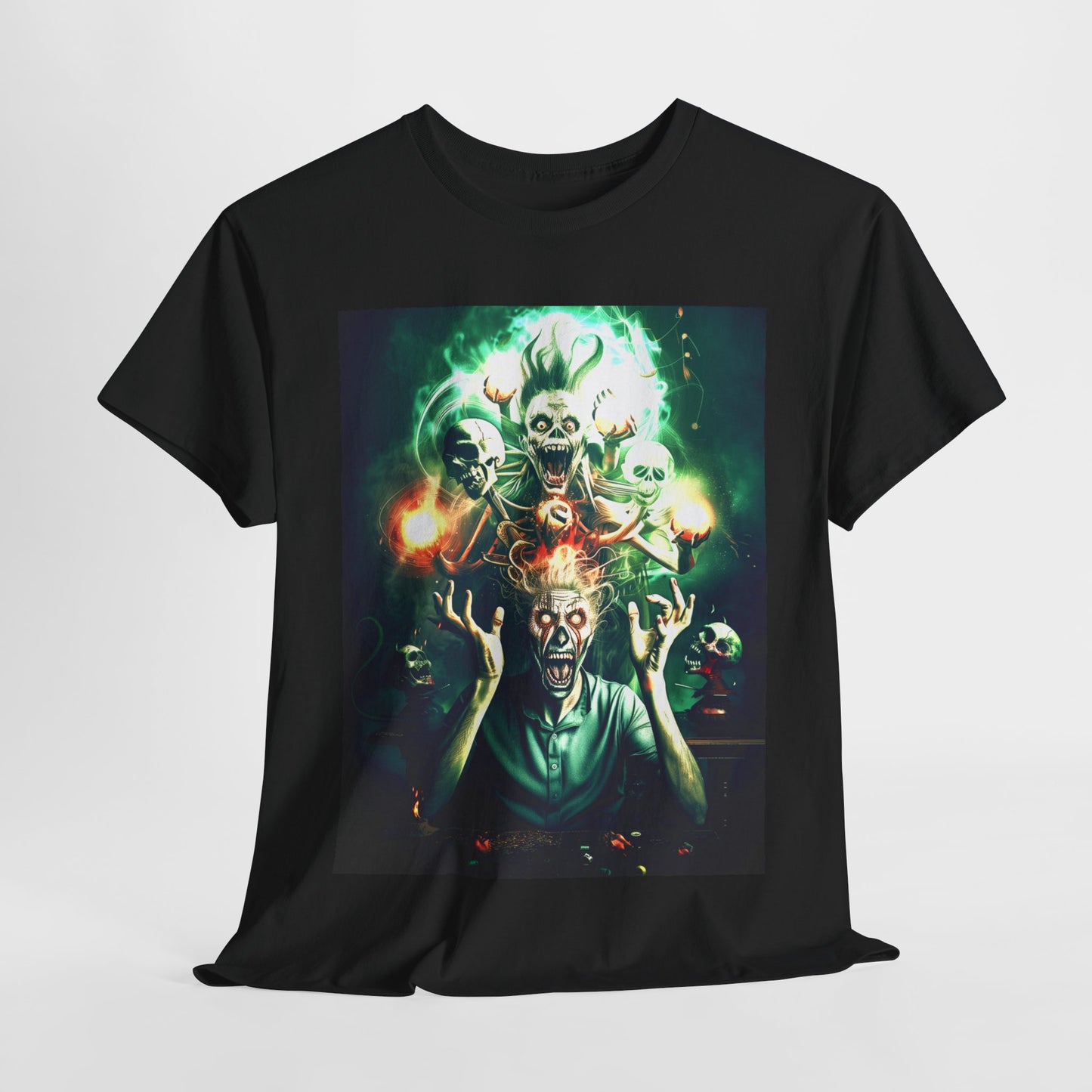 Fitzboyzprintz - Inner Demons Unisex Fashion Heavy Cotton Fabric Casual Tee Shirt