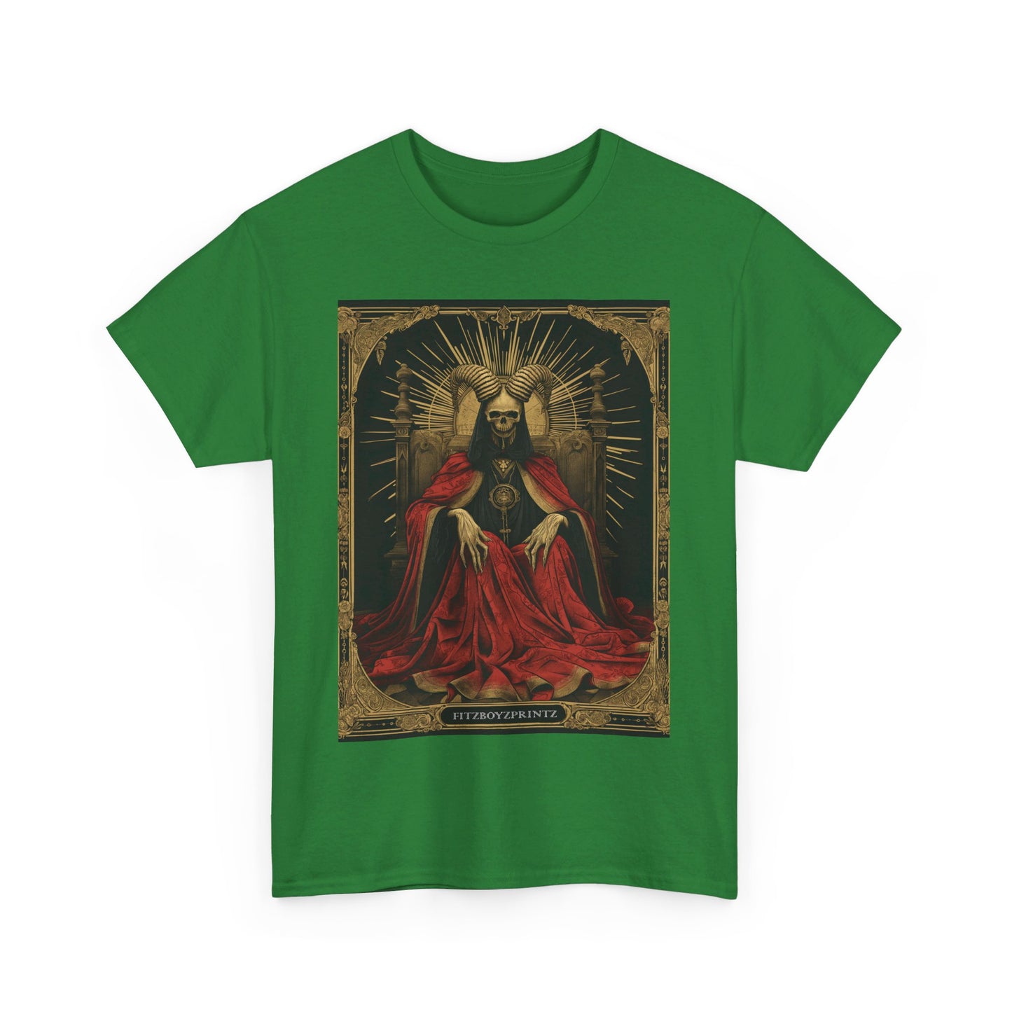 Fitzboyzprintz Death Tarot Card Unisex Heavy Cotton Tee