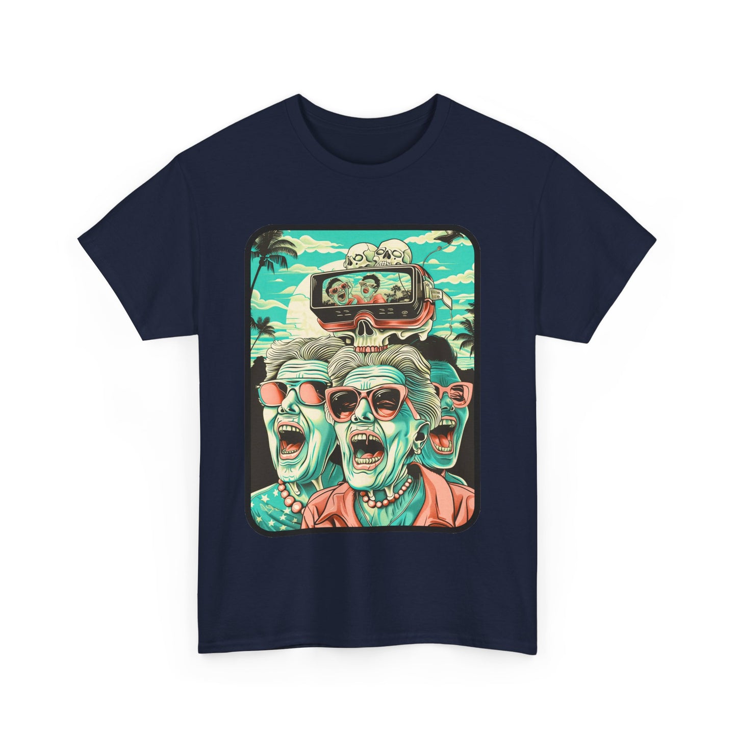 Fitzboyzprintz Granny Scream Squad Unisex Fashion Heavy Cotton Fabric Tee