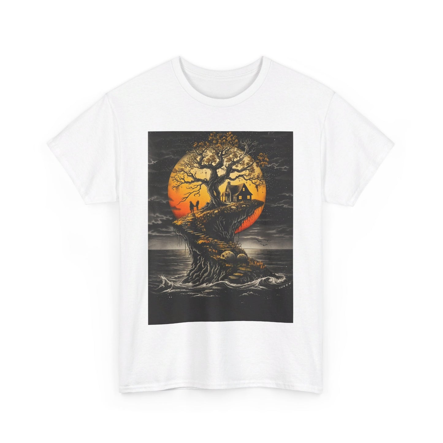 Fitzboyzprintz Mystic Tree Unisex Heavy Cotton Graphic Tee