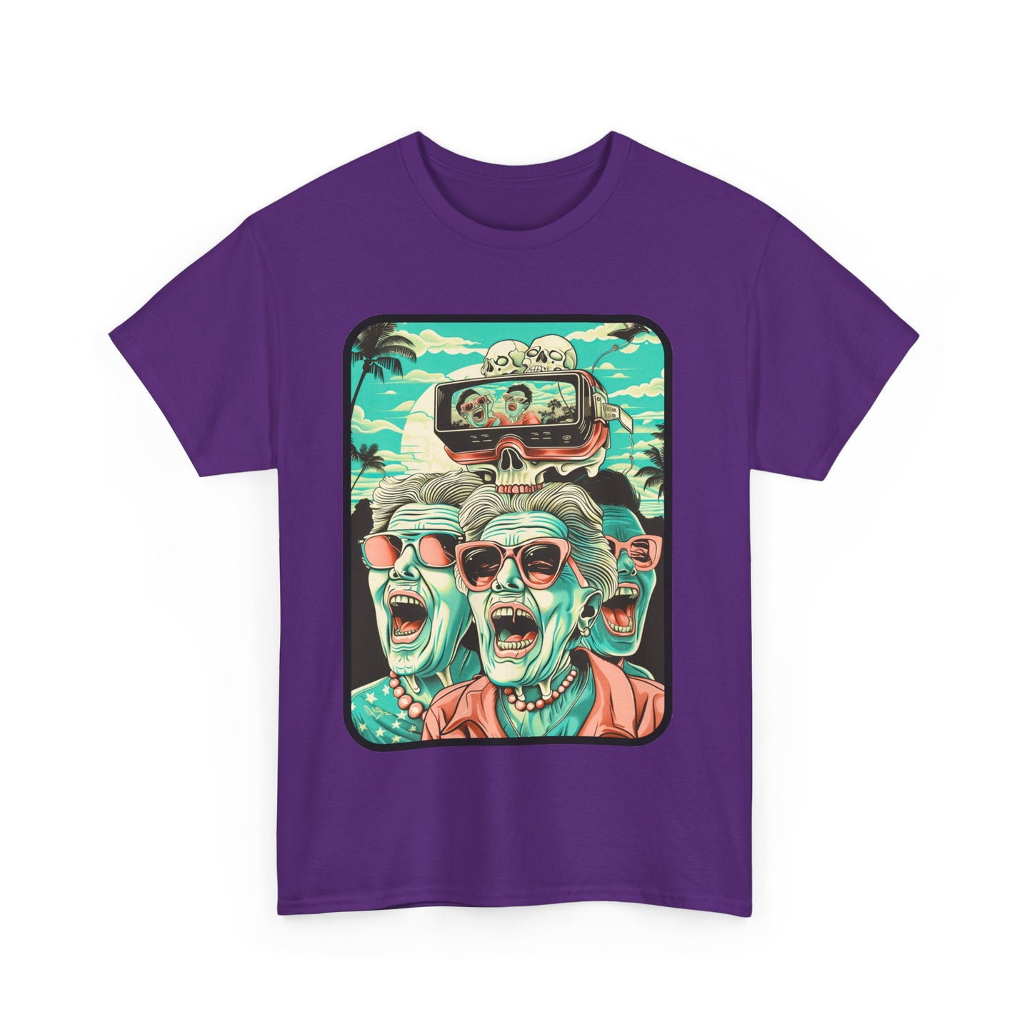 Fitzboyzprintz Granny Scream Squad Unisex Fashion Heavy Cotton Fabric Tee