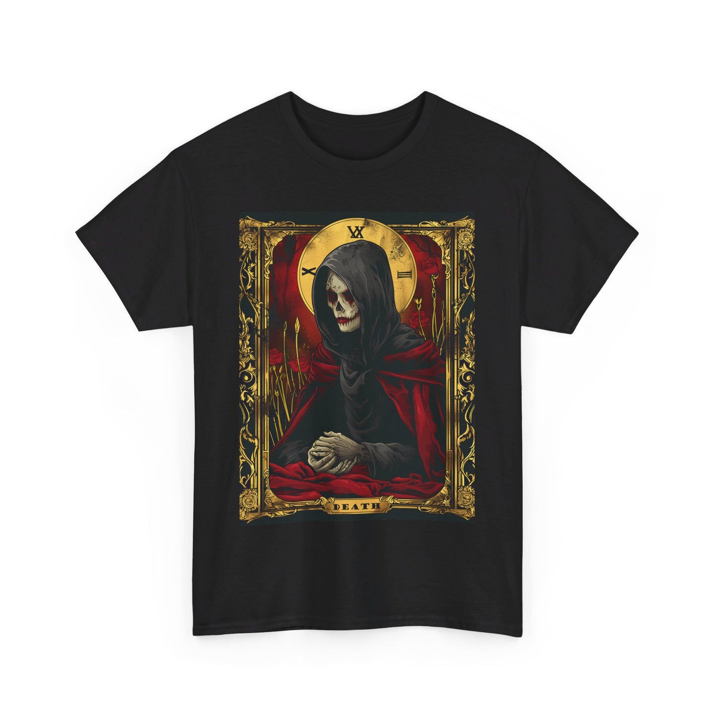 Fitzboyzprintz - Death Tarot Card Unisex Heavy Cotton Shirt
