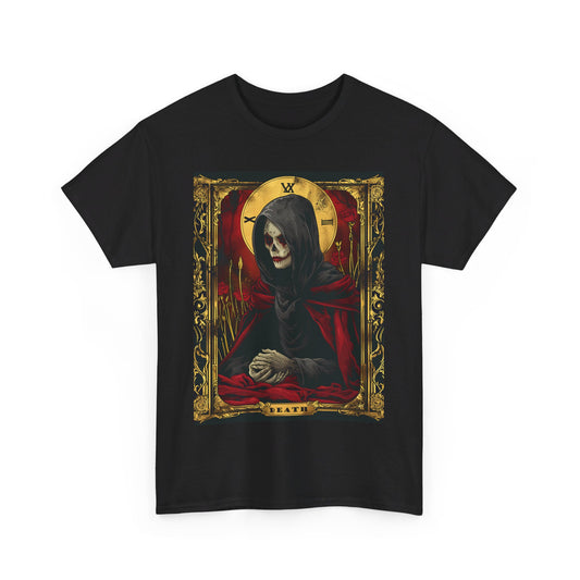 Fitzboyzprintz - Death Tarot Card Unisex Heavy Cotton Shirt