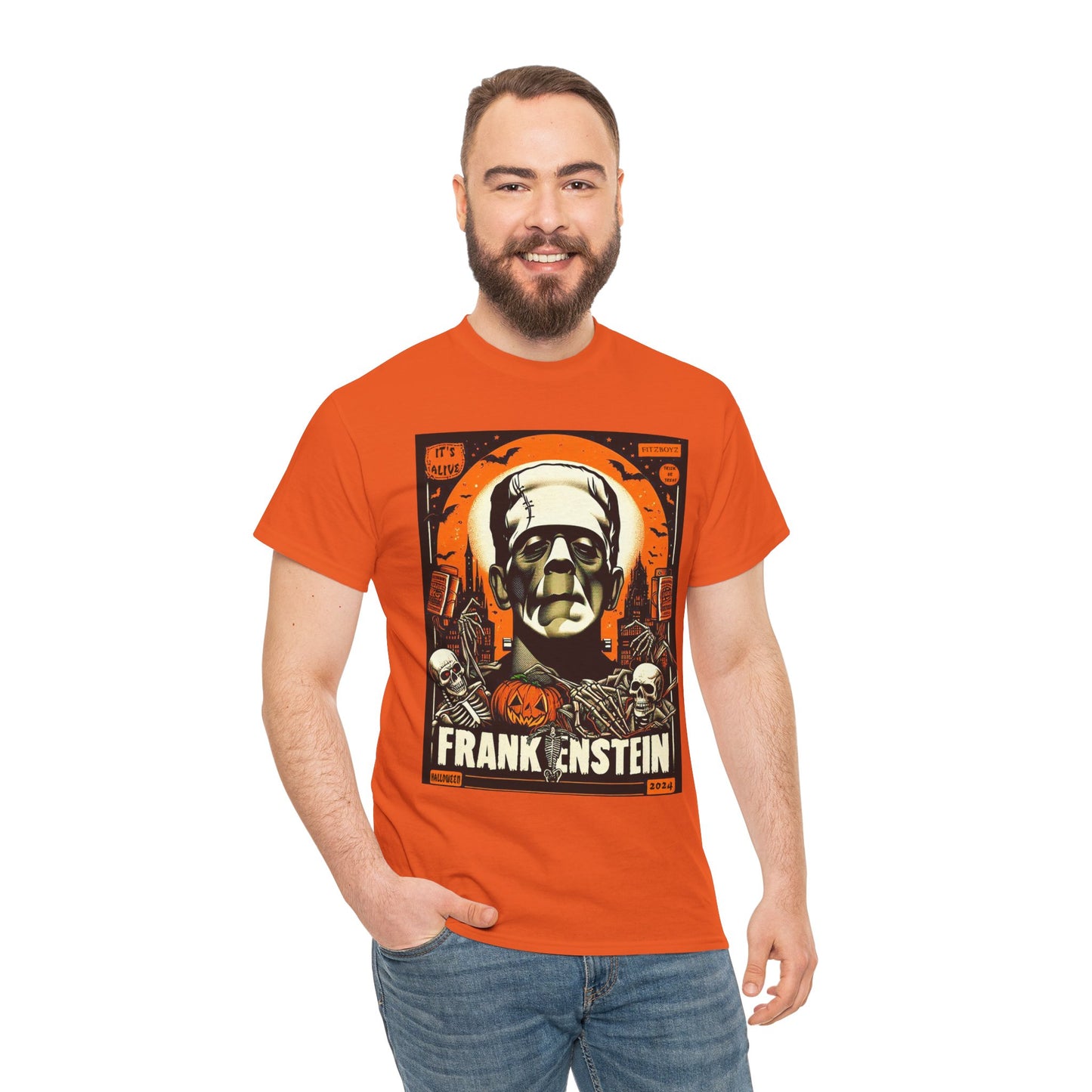 Fitzboyz 2024 halloween Exclusive Print Unisex Heavy Cotton Tee