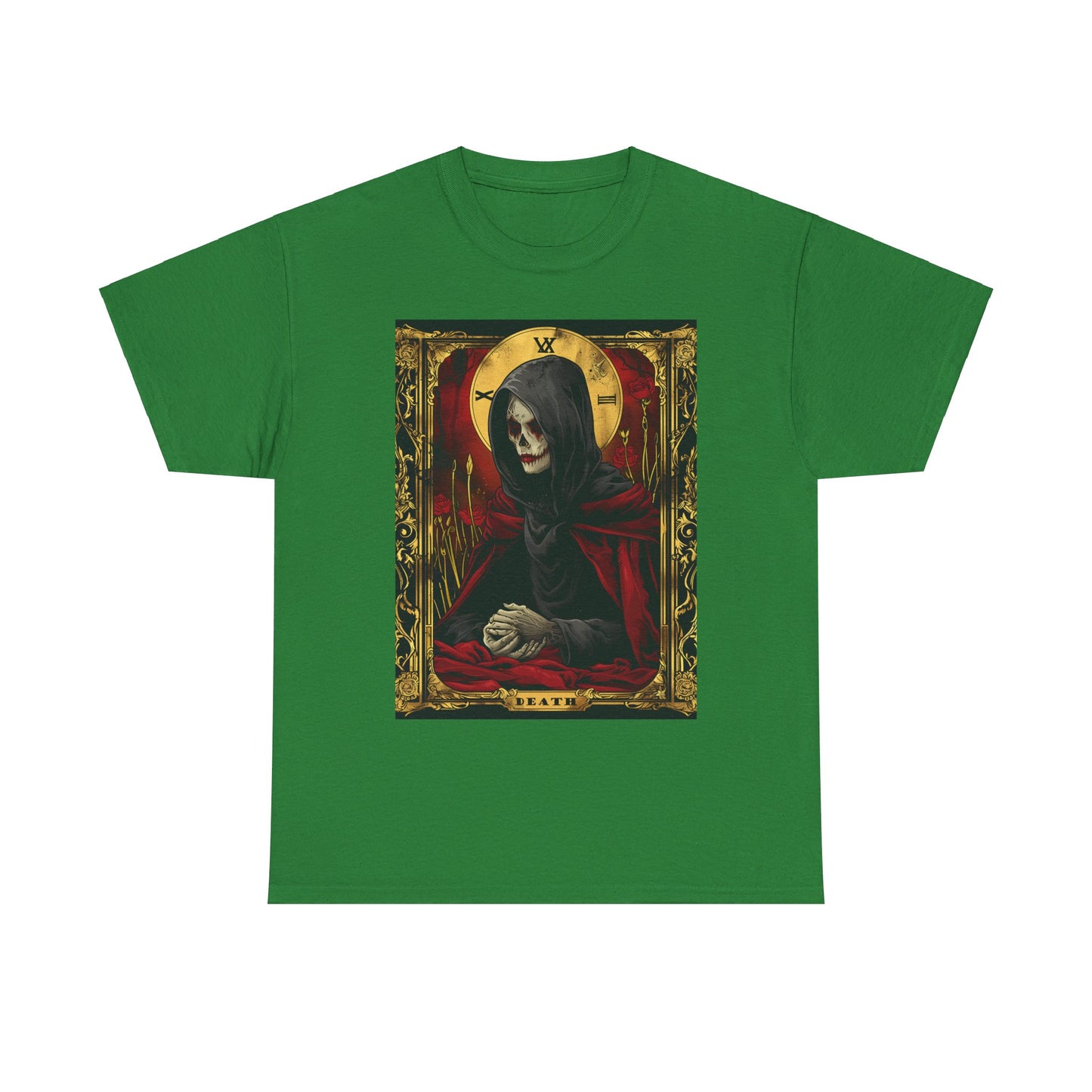 Fitzboyzprintz - Death Tarot Card Unisex Heavy Cotton Shirt