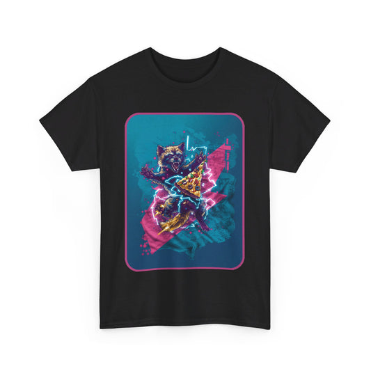 Fitzboyzprintz Werewolf Pizza Party Unisex Heavy Cotton Tee