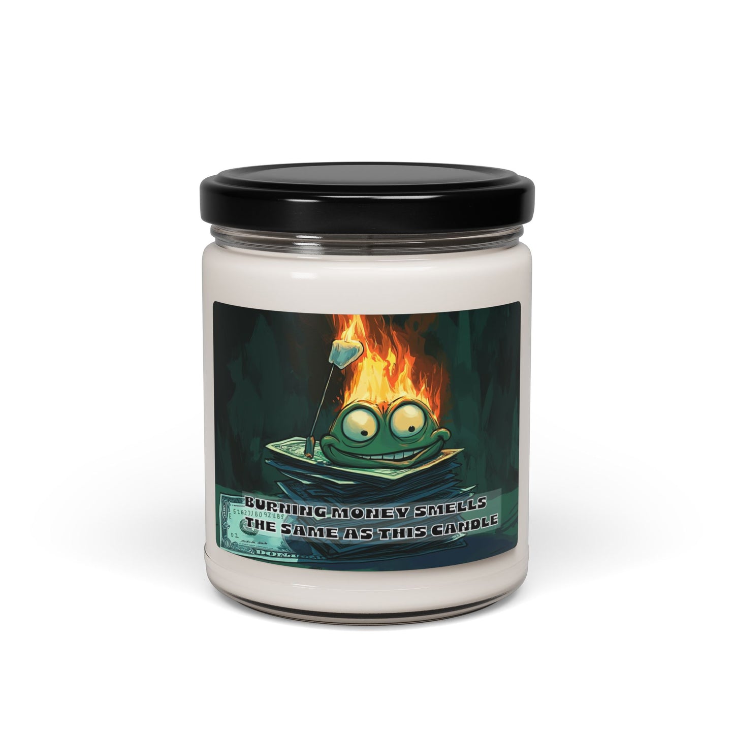 Burning money smells the same as this candle Scented Soy Candle, 9oz