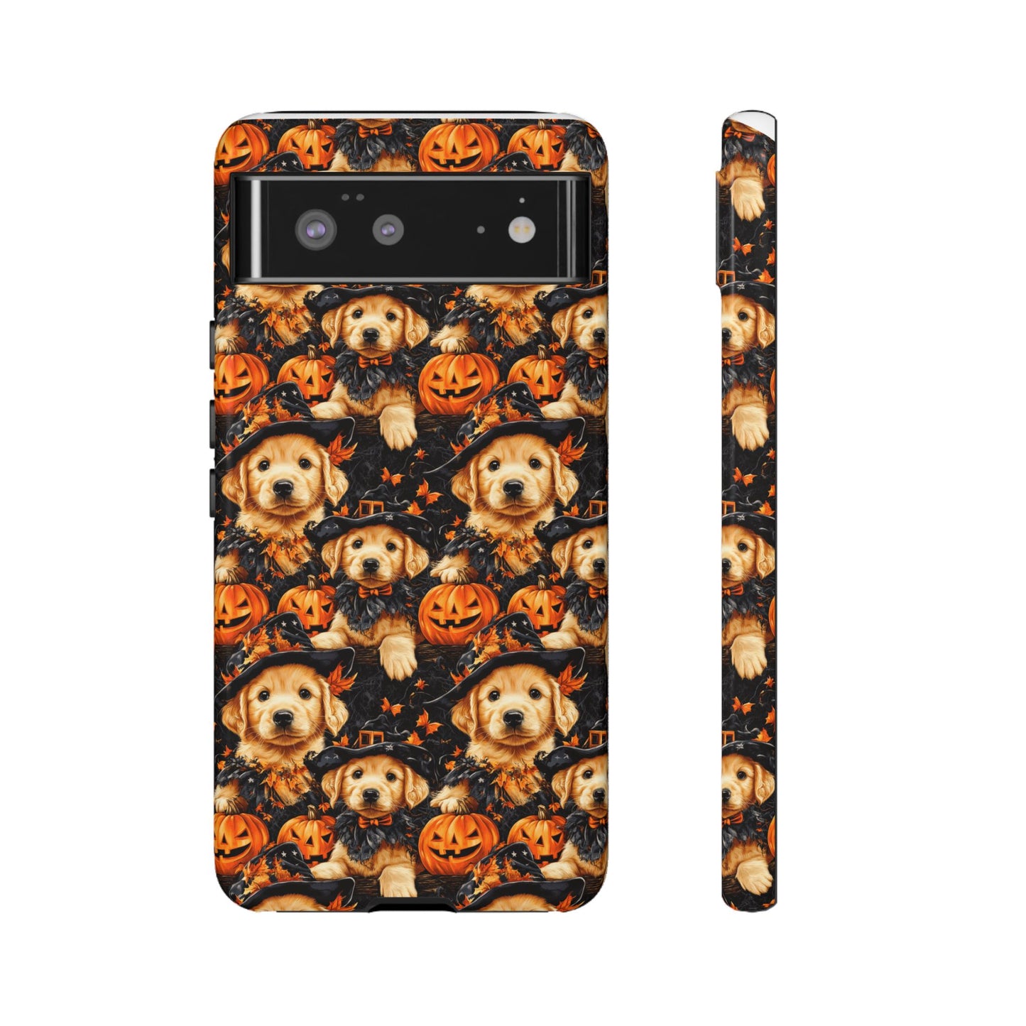 Happy Howl-O-Ween Golden Retriever Tough Case