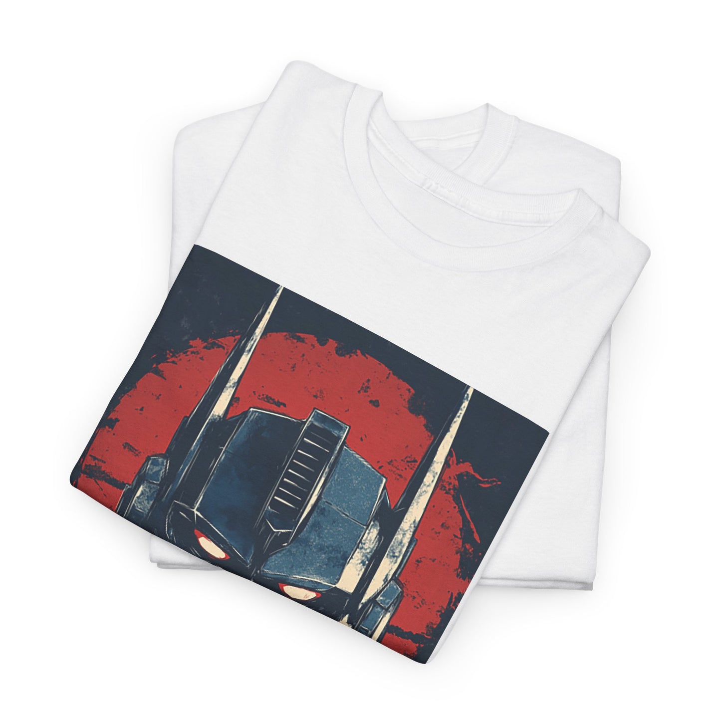 Vintage Style Robot Helmet Unisex Heavy Cotton Tee