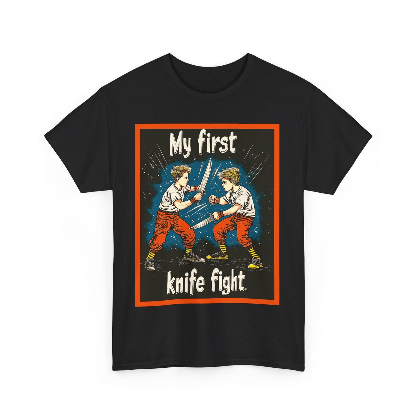 First Knife Fight Unisex Heavy Cotton Tee