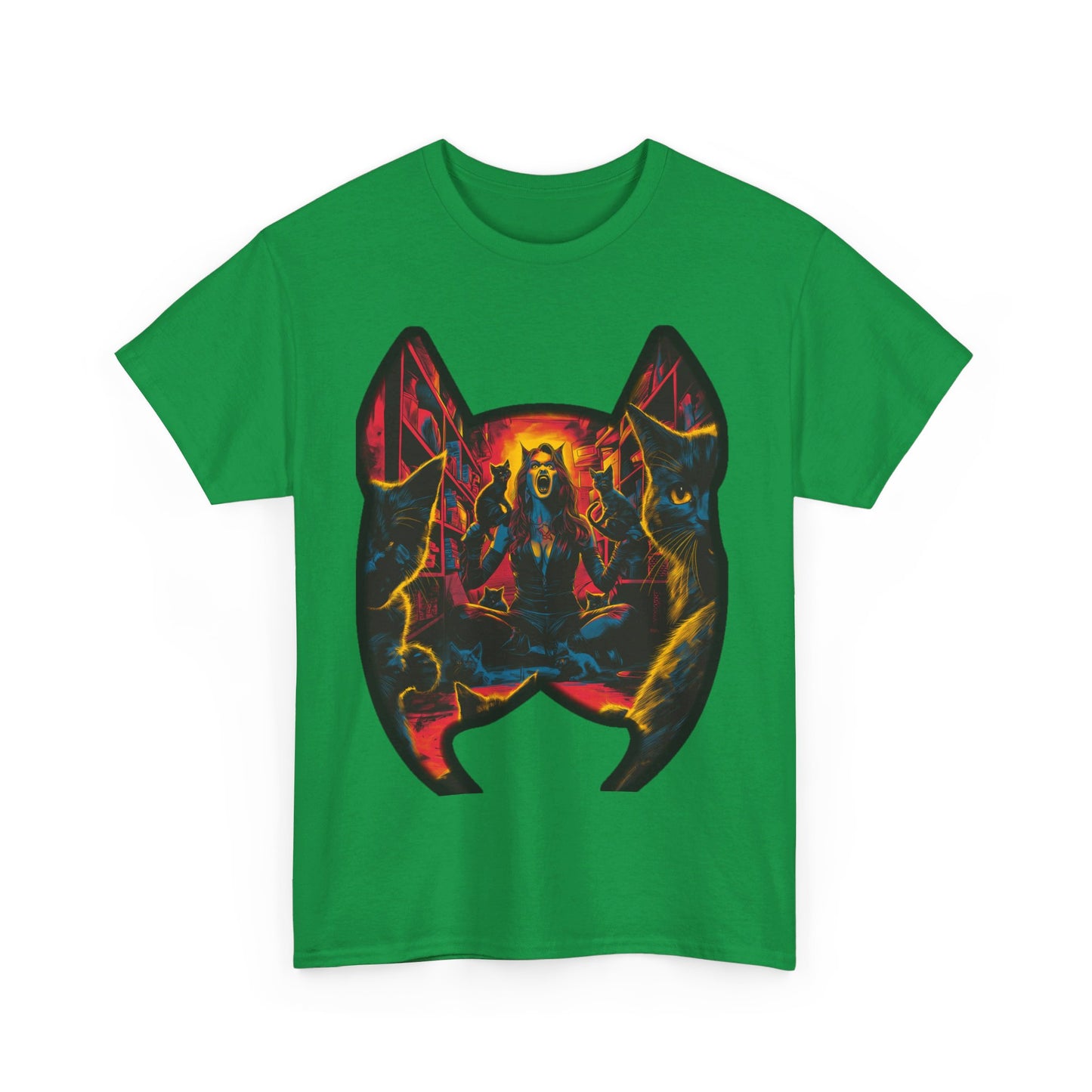Fitzboyzprintz - Catwoman Unmasked Unisex Heavy Cotton Graphic Tee
