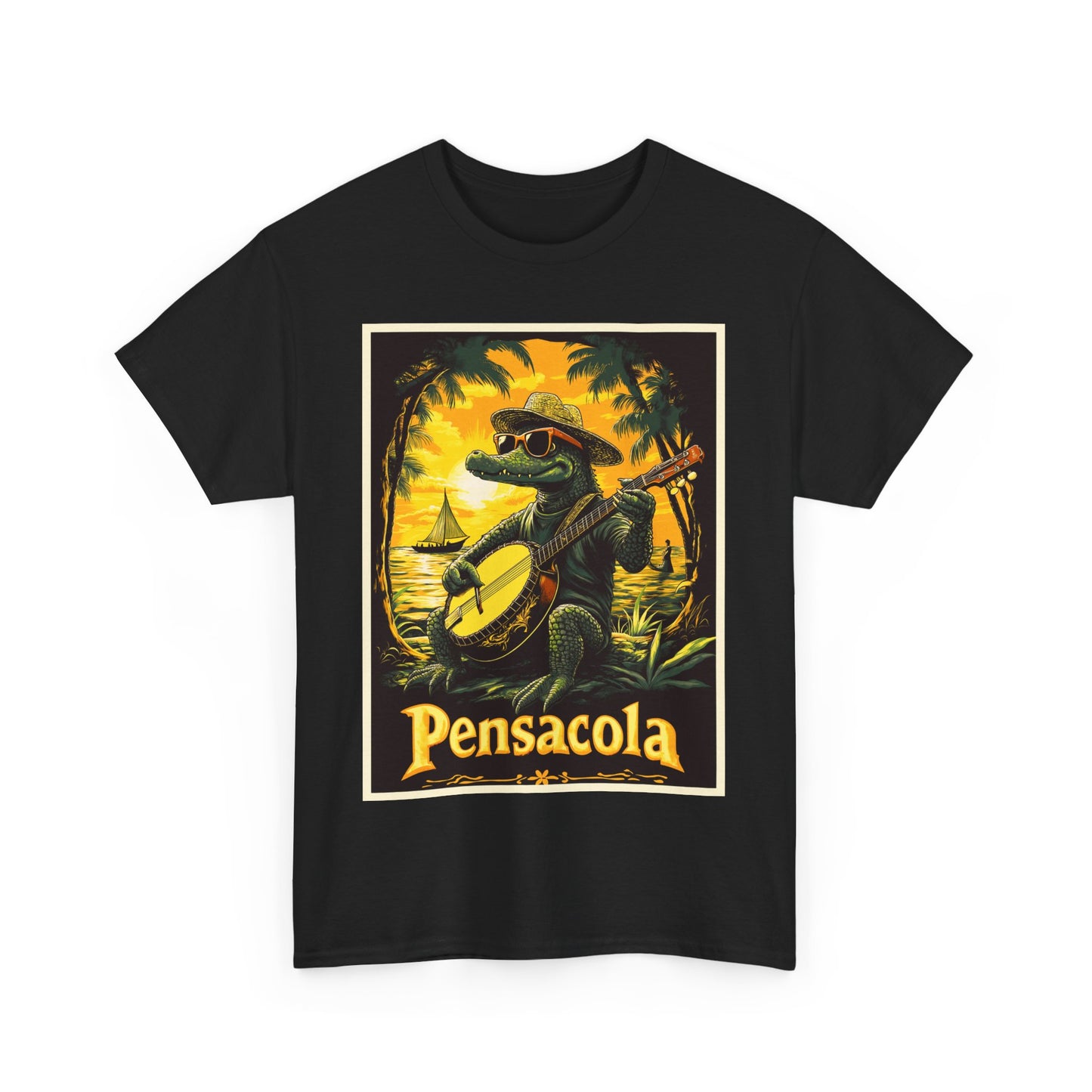 Pensacola gator Unisex Heavy Cotton Tee