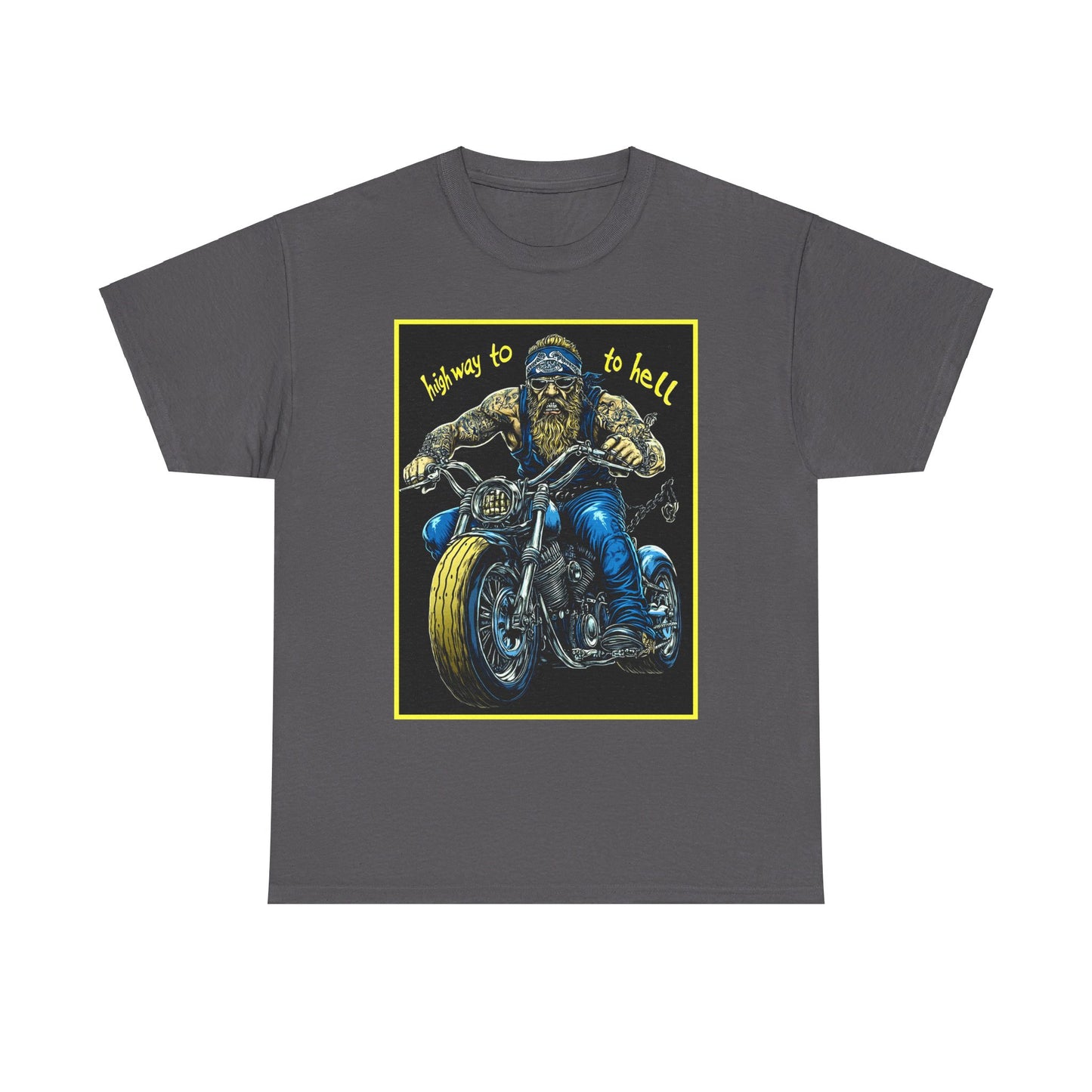highway to hell Unisex Heavy Cotton Tee
