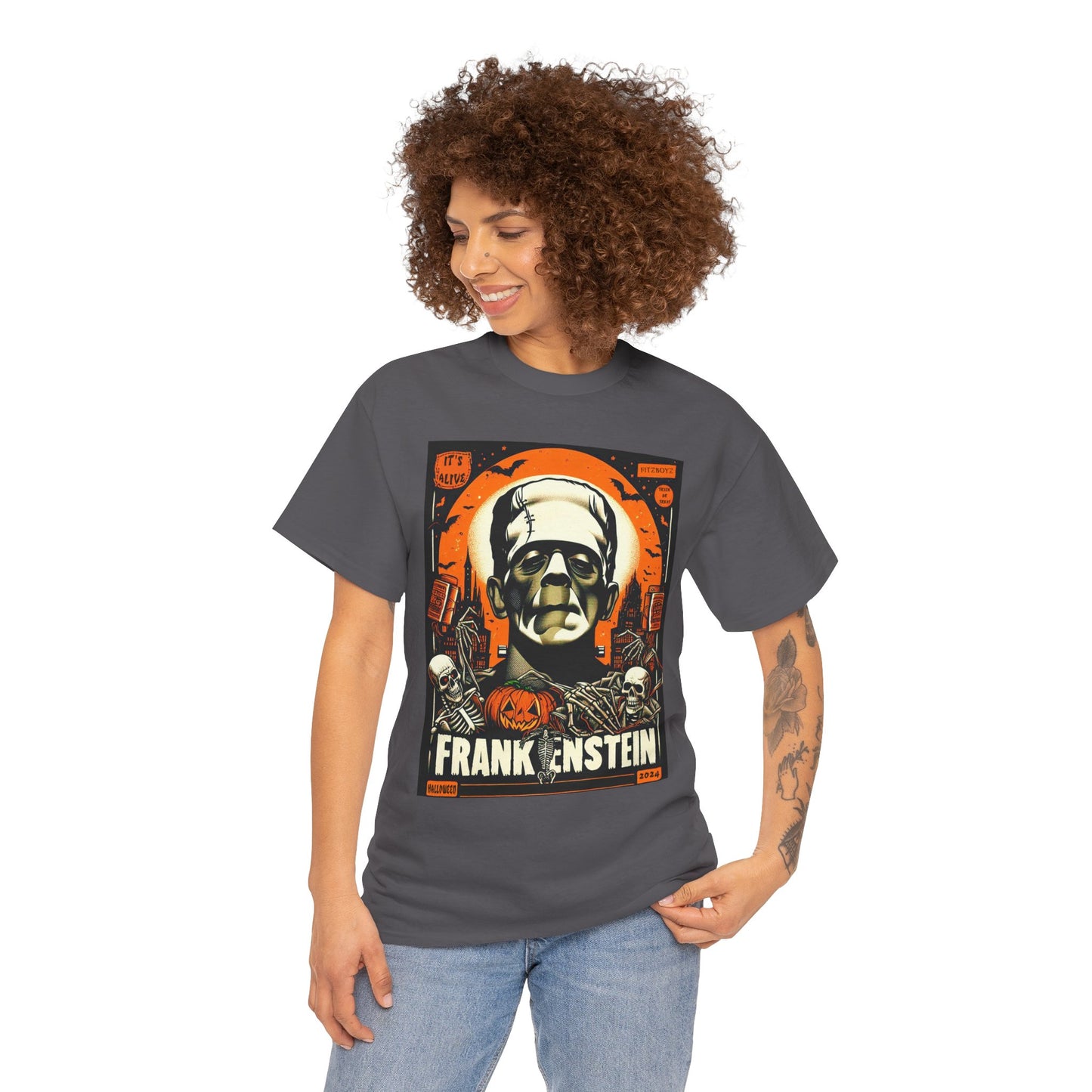 Fitzboyz 2024 halloween Exclusive Print Unisex Heavy Cotton Tee