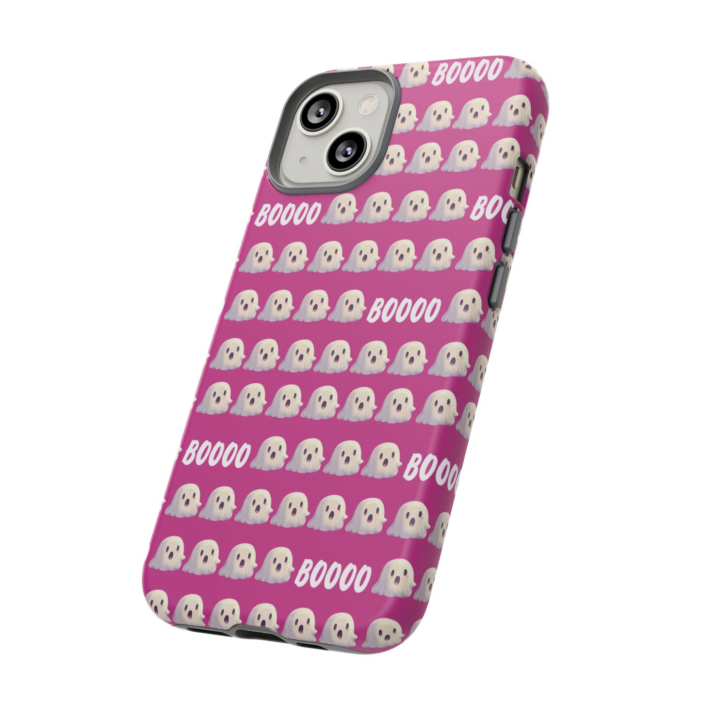 Pink Halloween Ghost Boos Tough Cases