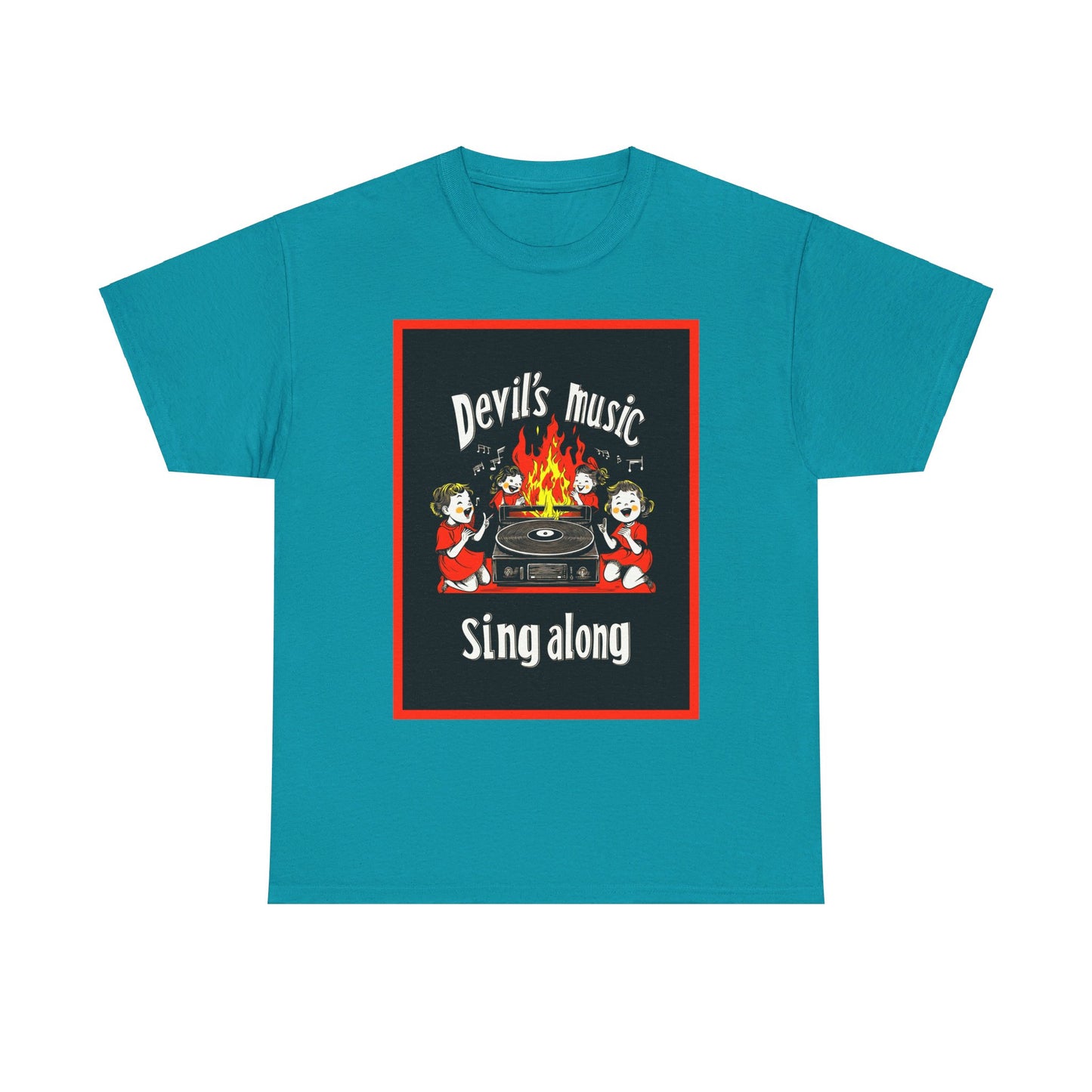 Devil's Music Unisex Heavy Cotton Tee
