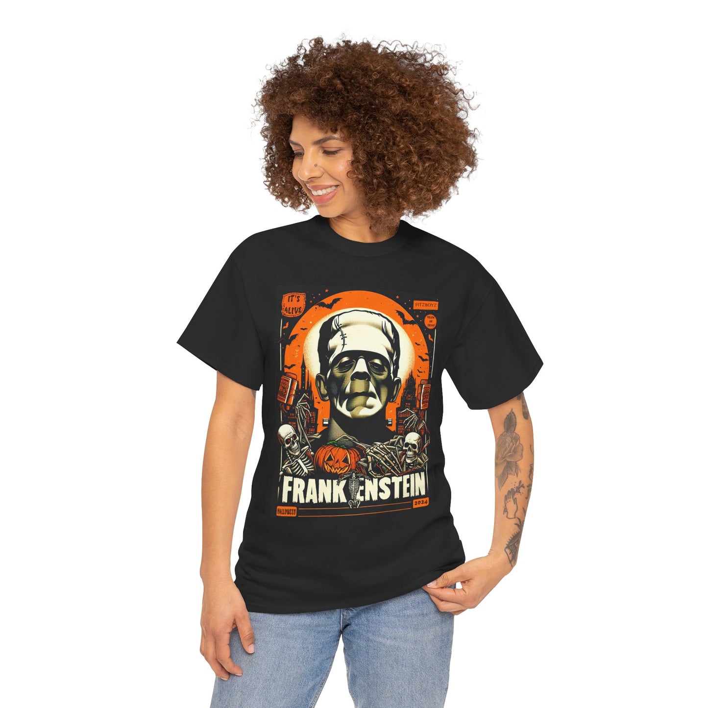 Fitzboyz 2024 halloween Exclusive Print Unisex Heavy Cotton Tee