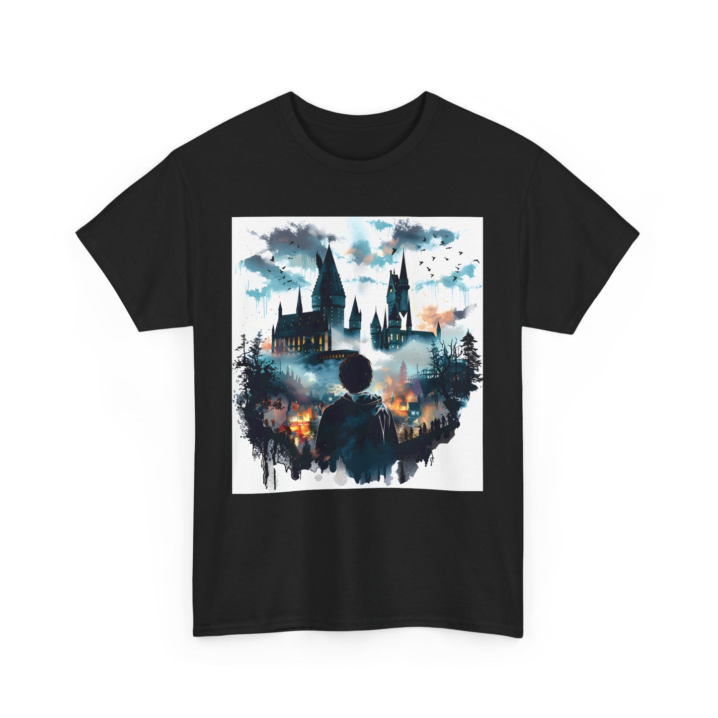 Fitzboyzprintz Magic & Mystery Basic Unisex Fashion Heavy Cotton Fabric Graphic Tee Shirt