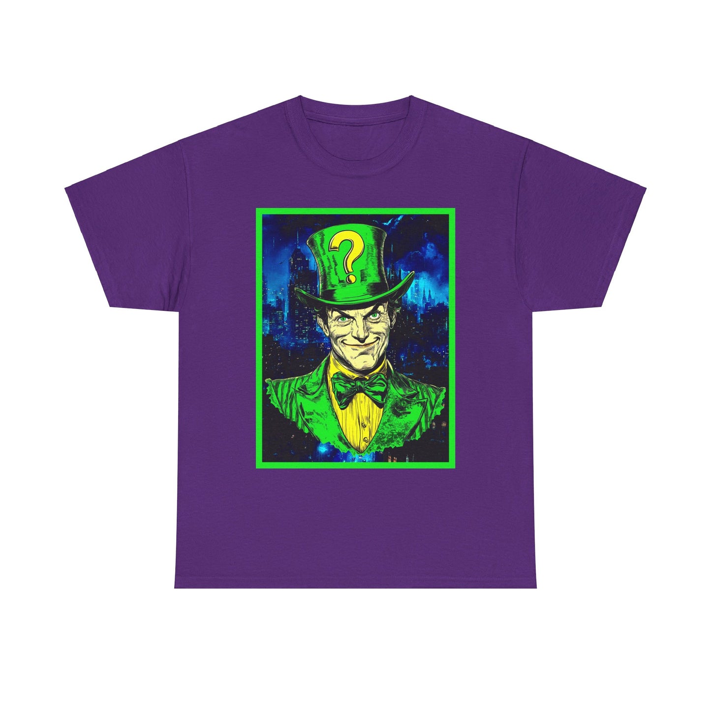 riddle me this Unisex Heavy Cotton Tee