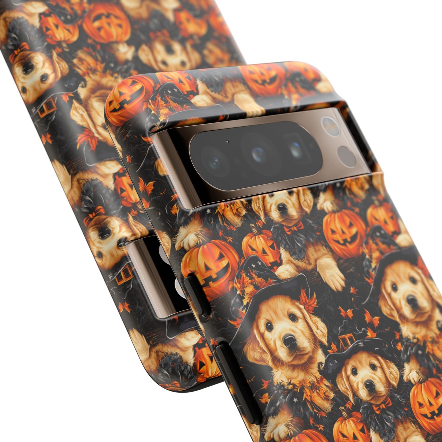 Happy Howl-O-Ween Golden Retriever Tough Case