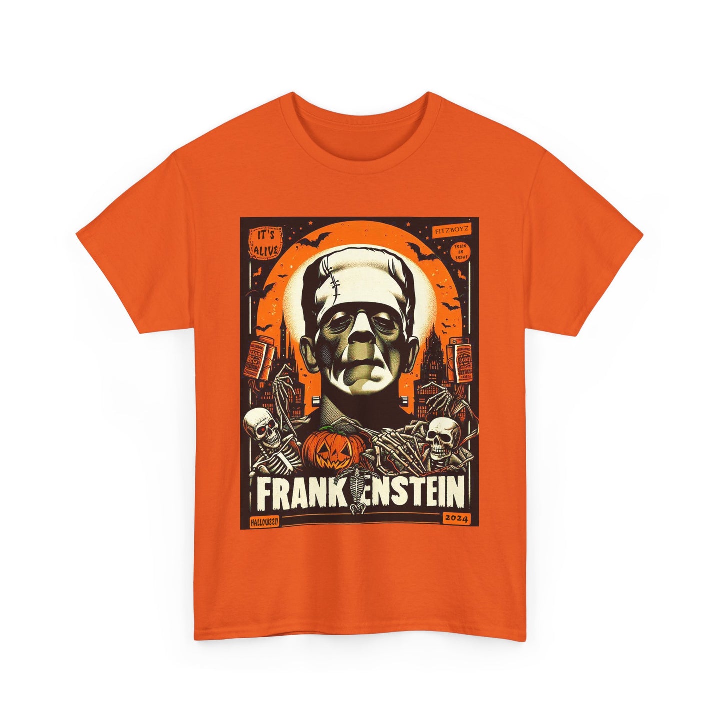 Fitzboyz 2024 halloween Exclusive Print Unisex Heavy Cotton Tee