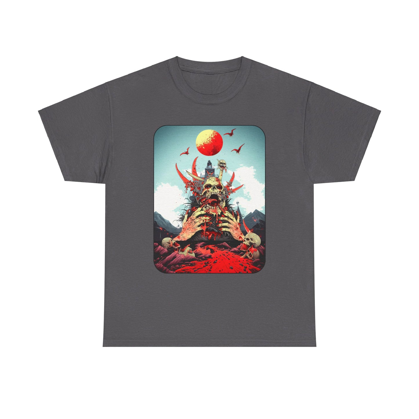 Fitzboyzprintz Baptized In Blood Unisex Fashion Heavy Cotton Fabric Graphic Tee Shirt