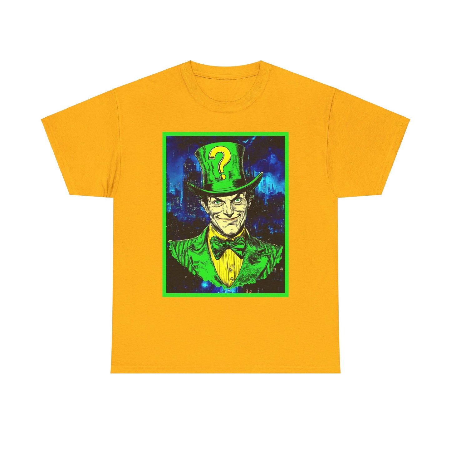riddle me this Unisex Heavy Cotton Tee