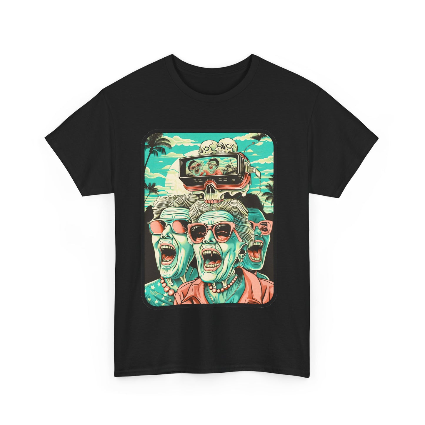 Fitzboyzprintz Granny Scream Squad Unisex Fashion Heavy Cotton Fabric Tee
