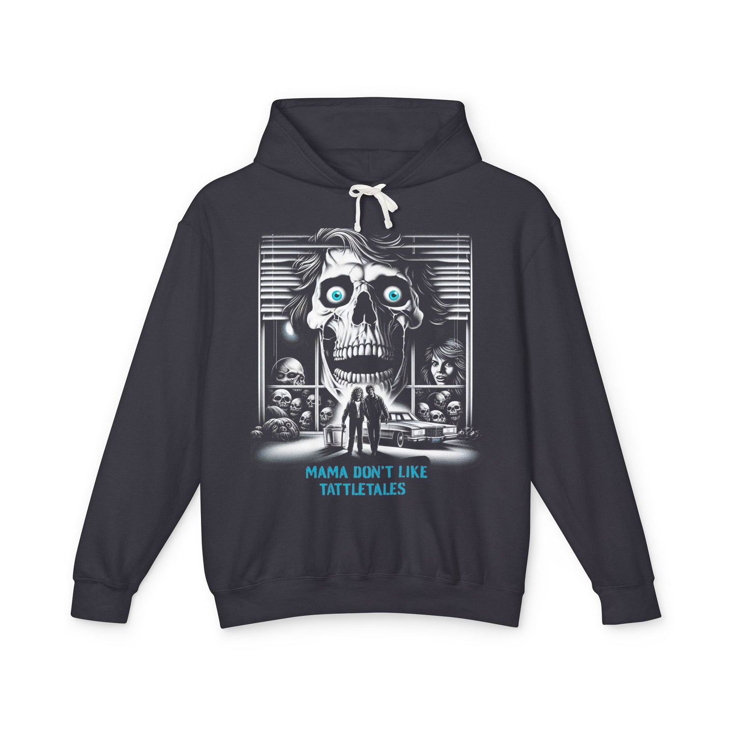 Mama Don't Like Tattletales Unisex Lightweight Hooded Sweatshirt