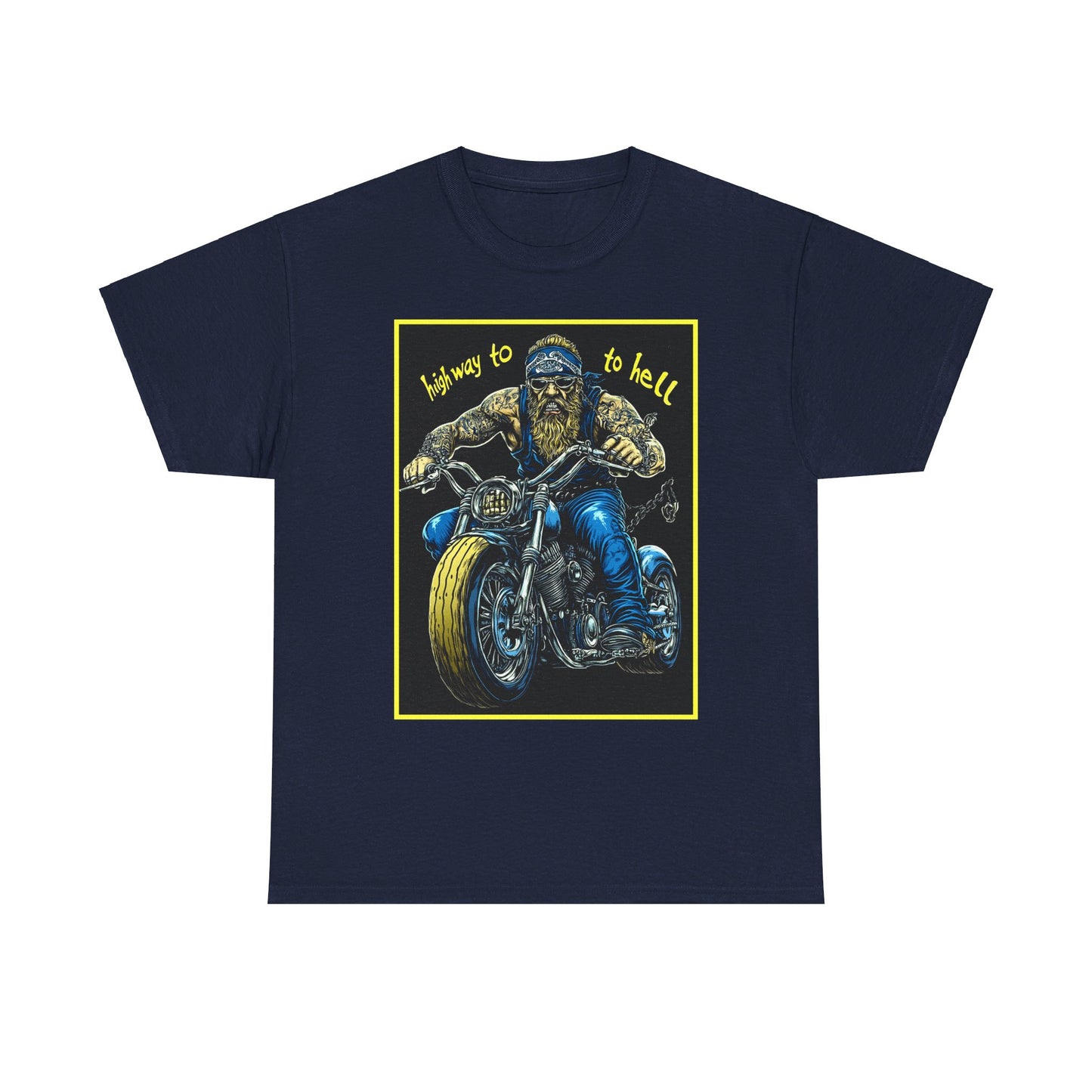 highway to hell Unisex Heavy Cotton Tee