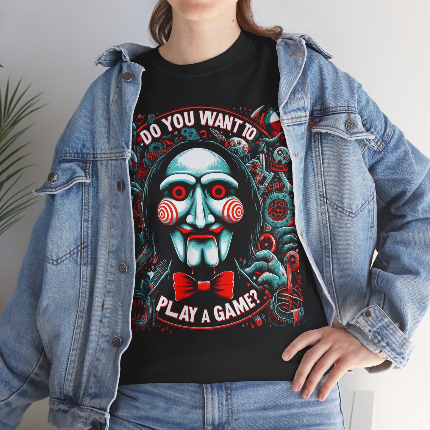 Do You Want To Play A Game Unisex Heavy Cotton Tee