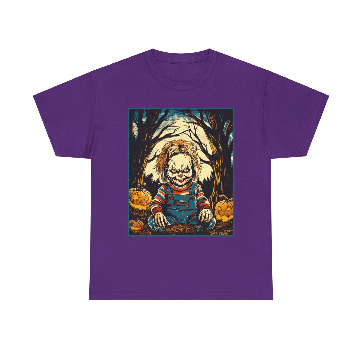 Chucky is your friend till the end Unisex Heavy Cotton Tee