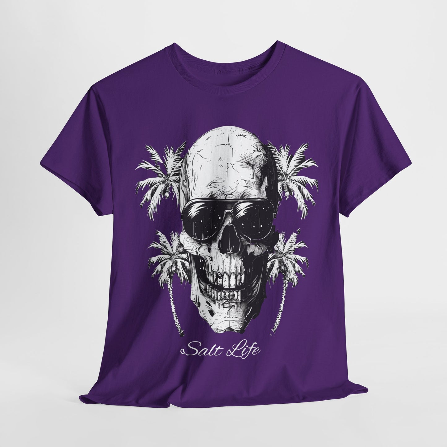 Salt Life Skull Beach Vibes Unisex Heavy Cotton Tee