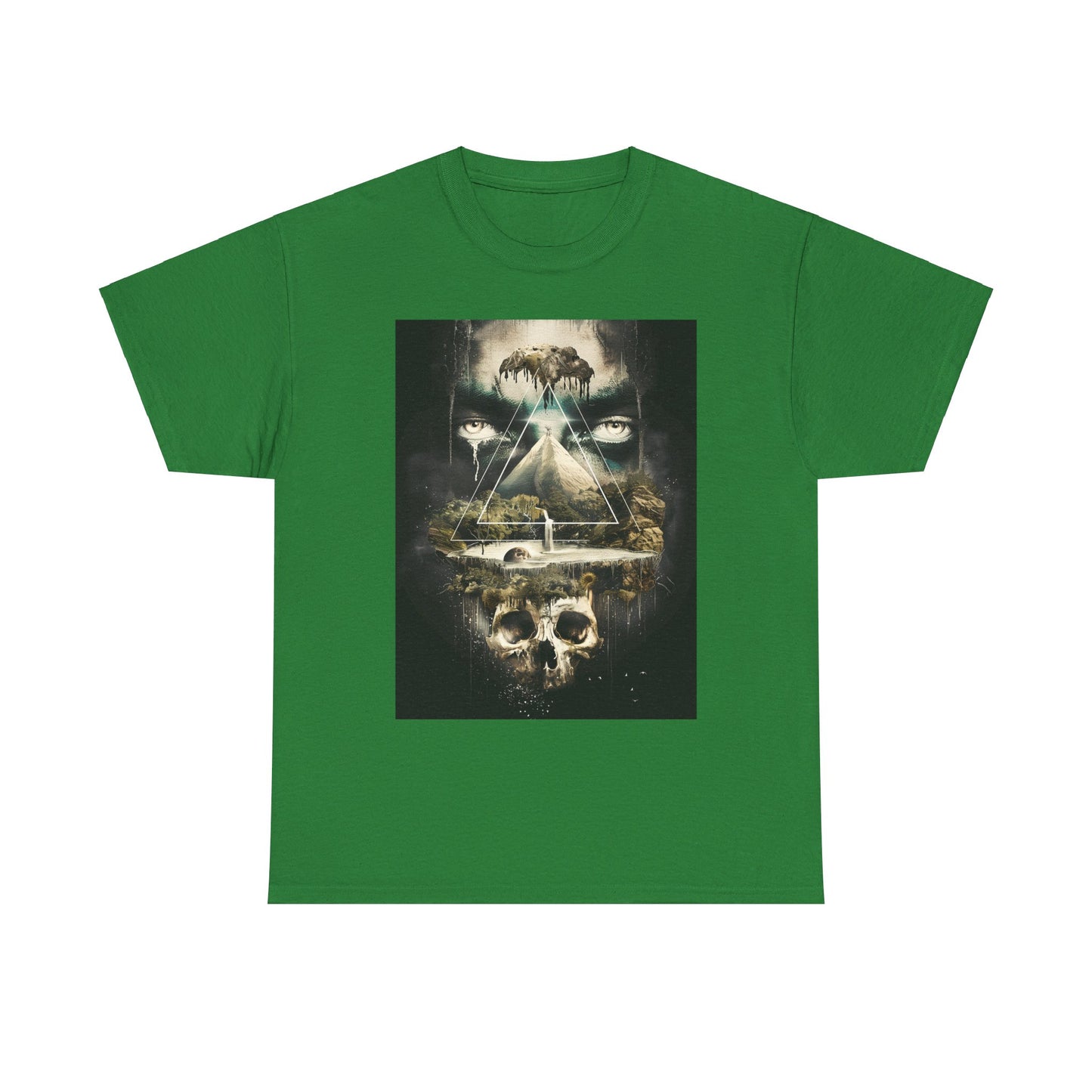 Fitzboyzprintz Eye Of The Illuminati Unisex Fashion Heavy Cotton Fabric Tee Shirt